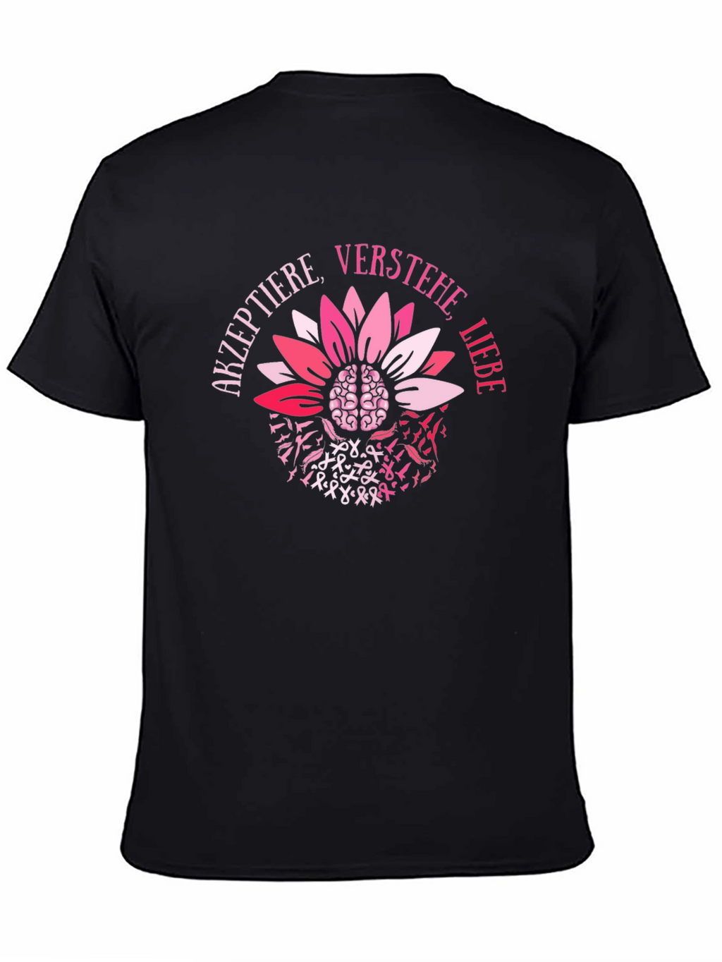 Accept Understand Love Brain Flower T-Shirt