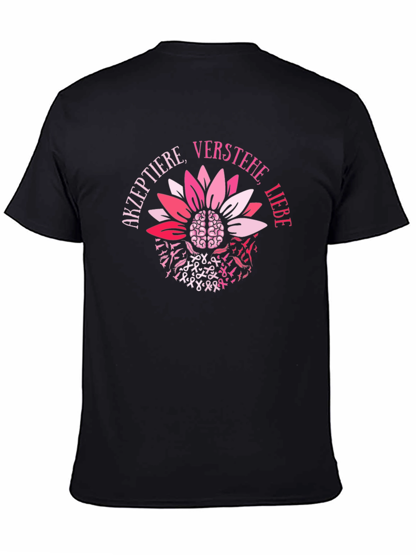 Accept Understand Love Brain Flower T-Shirt