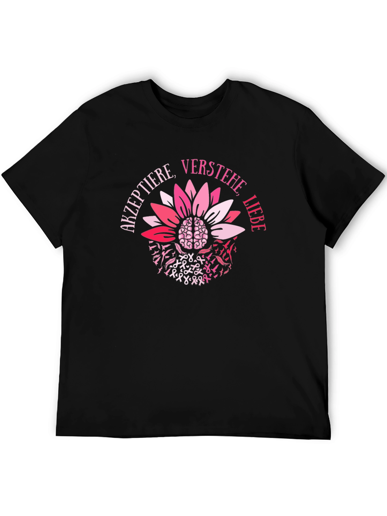Accept Understand Love Brain Flower T-Shirt