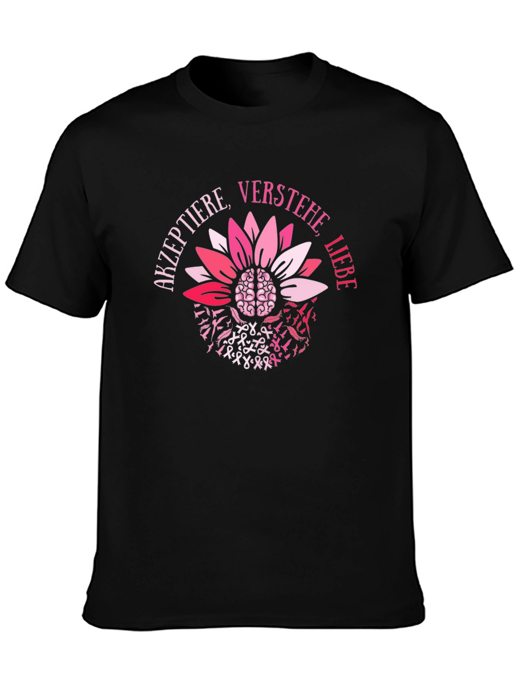 Accept Understand Love Brain Flower T-Shirt