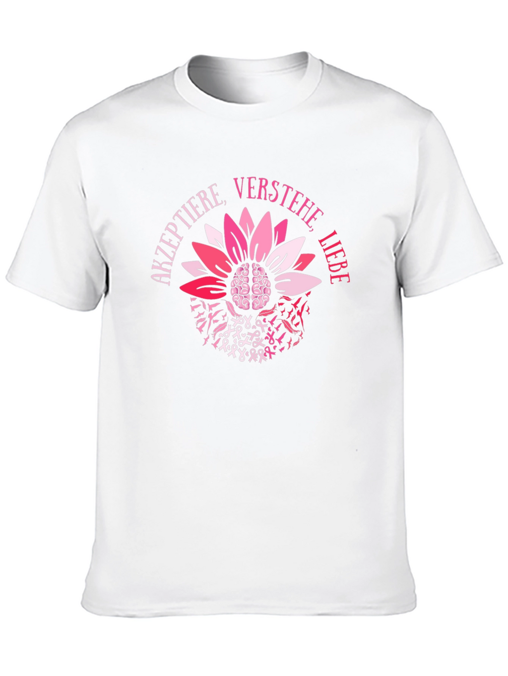 Accept Understand Love Brain Flower T-Shirt