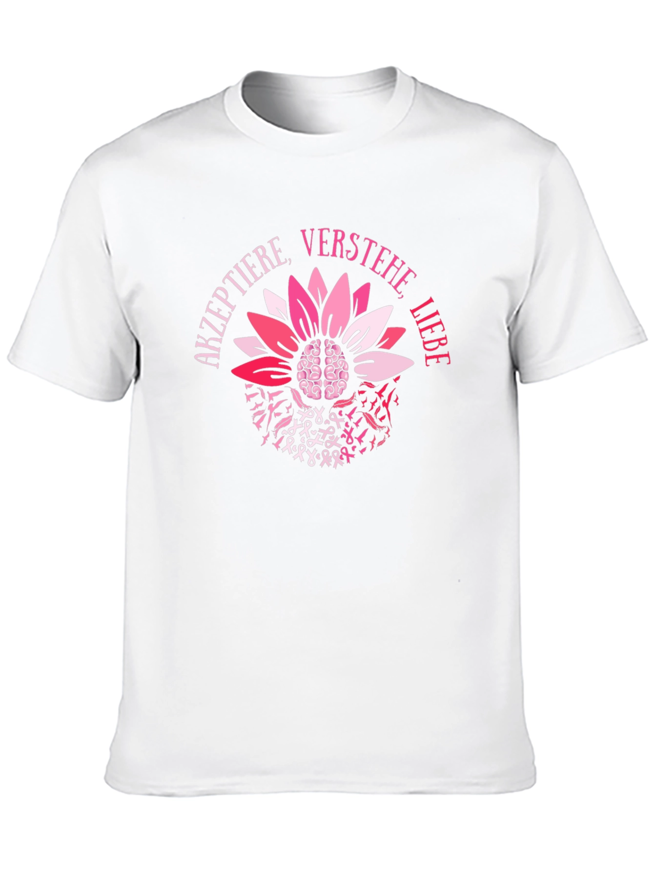 Accept Understand Love Brain Flower T-Shirt