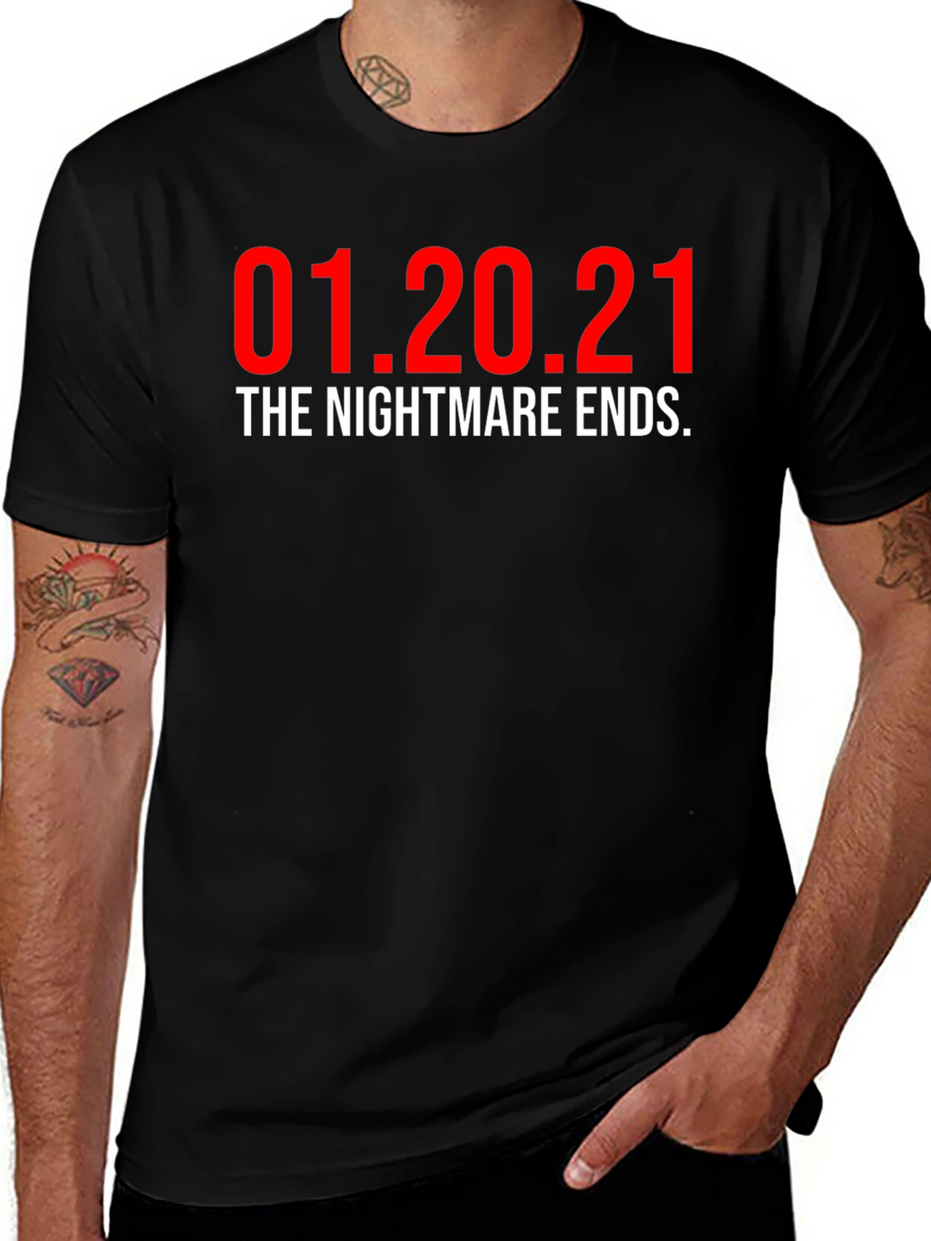 01.20.21 The Nightmare Ends T-Shirt