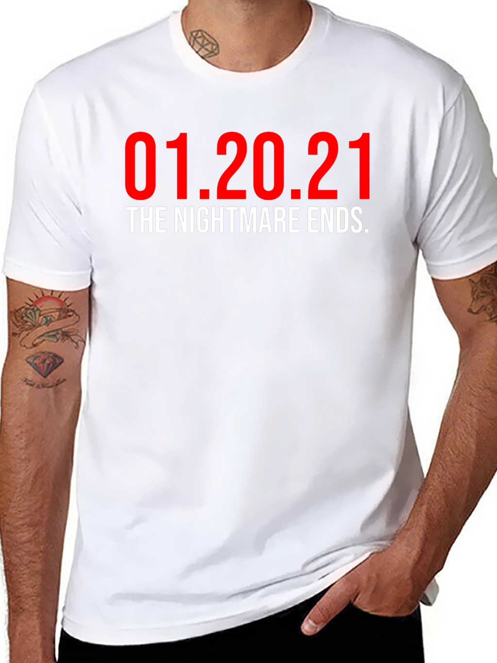 01.20.21 The Nightmare Ends T-Shirt