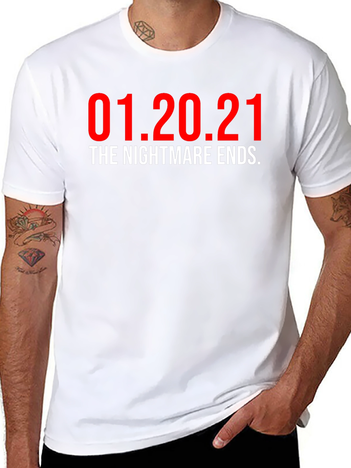 01.20.21 The Nightmare Ends T-Shirt