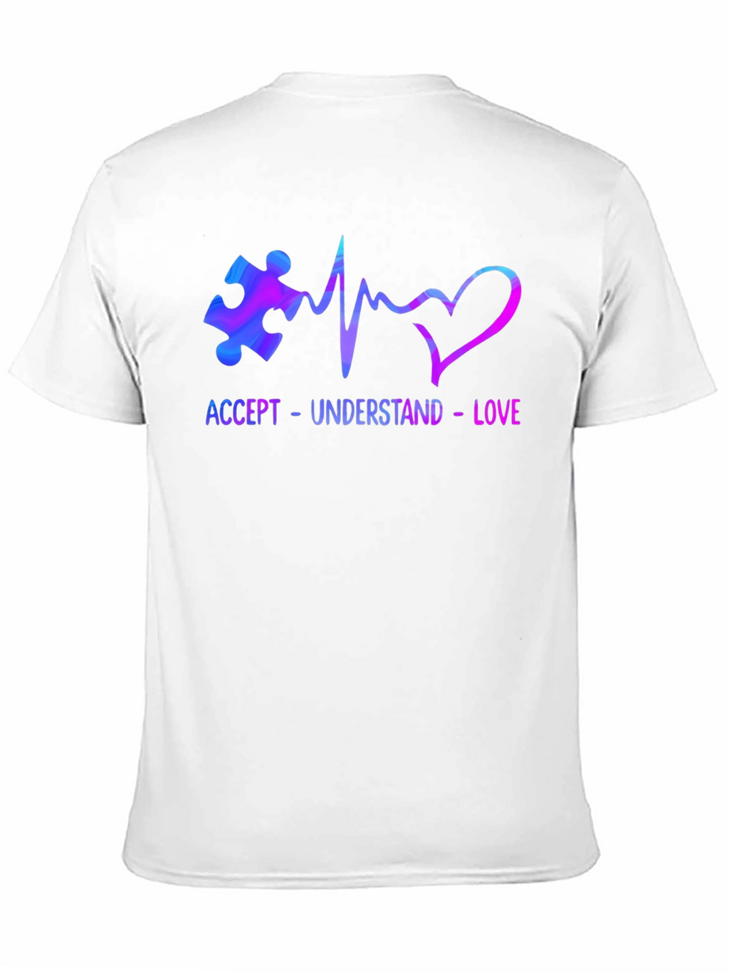 Accept Understand Love Autism Awareness T-Shirt