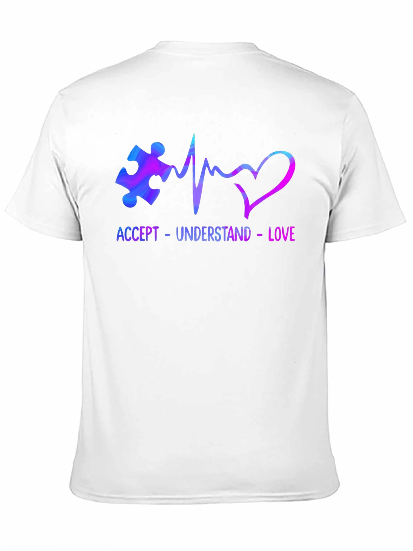 Accept Understand Love Autism Awareness T-Shirt