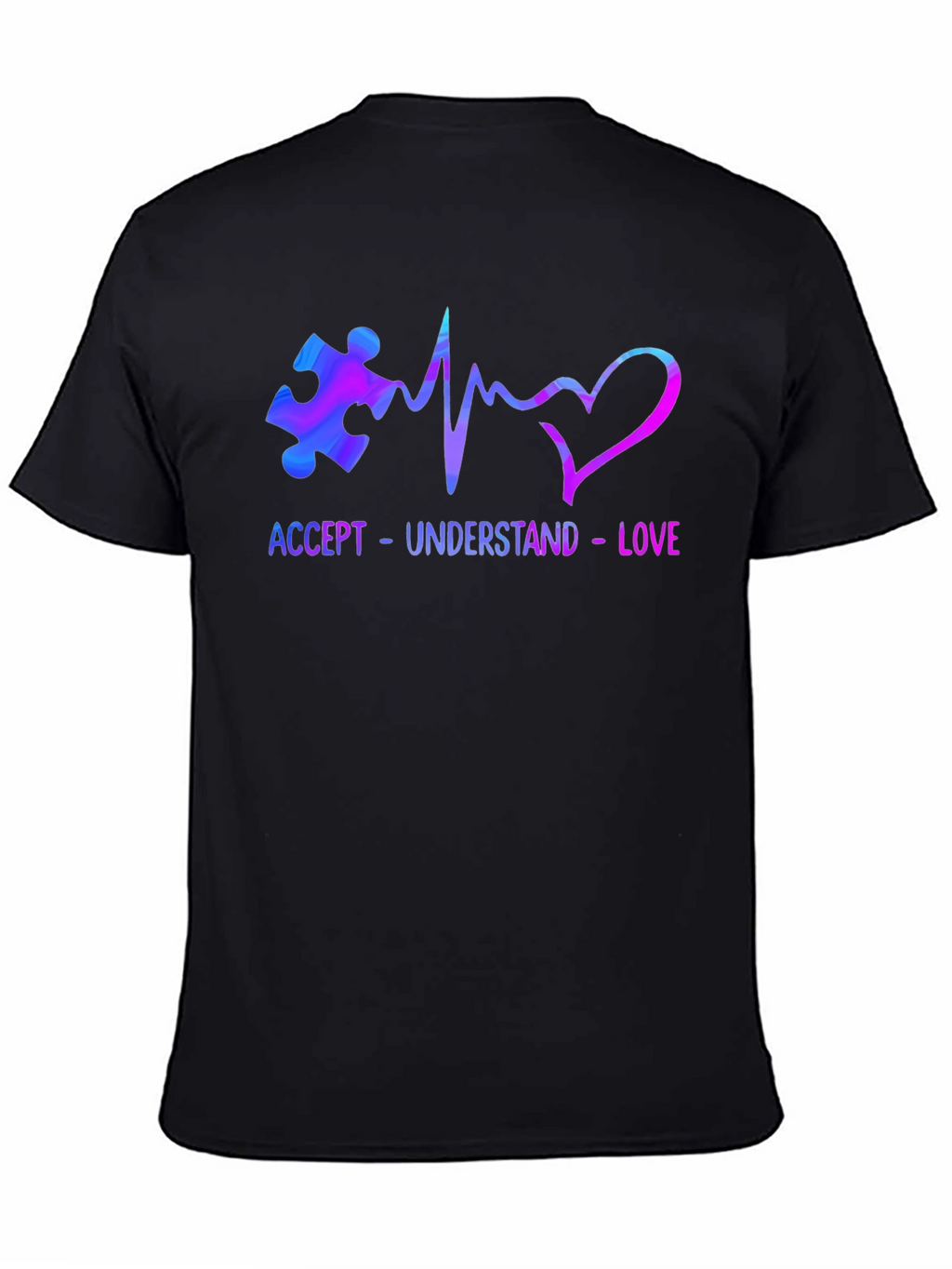 Accept Understand Love Autism Awareness T-Shirt