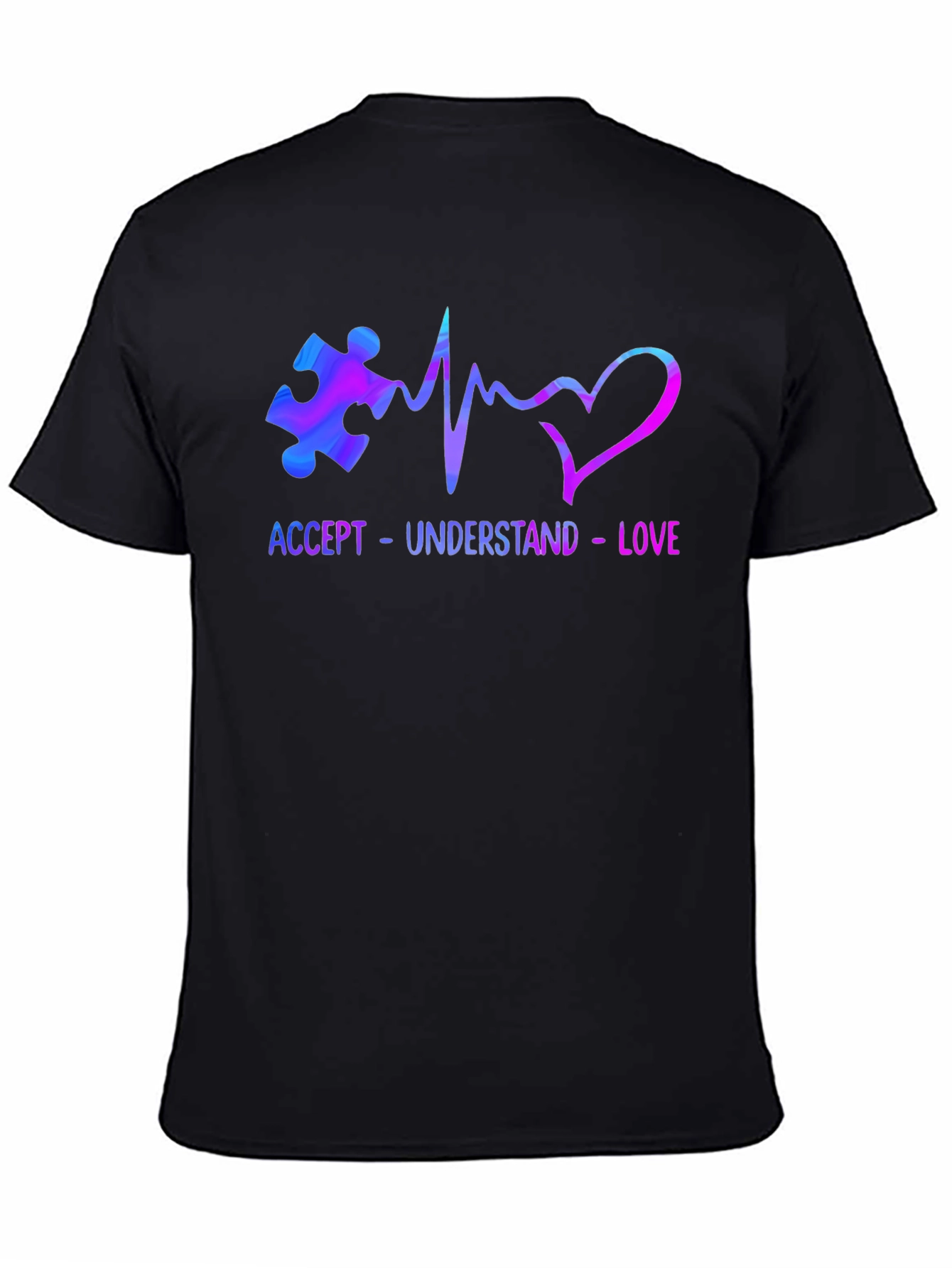 Accept Understand Love Autism Awareness T-Shirt