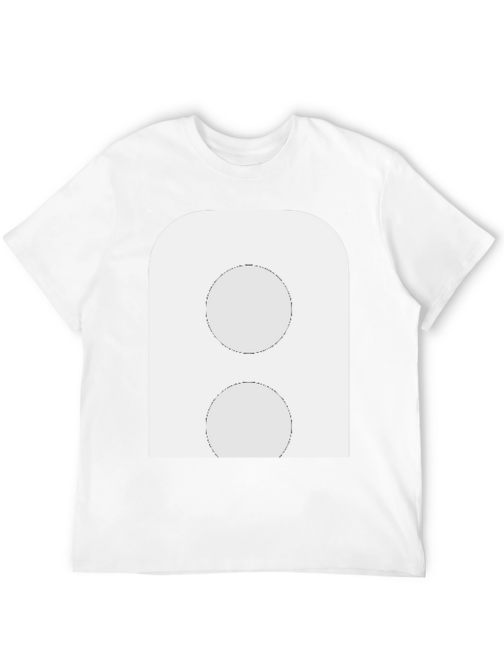 Abstract Graphic Print Black T-Shirt