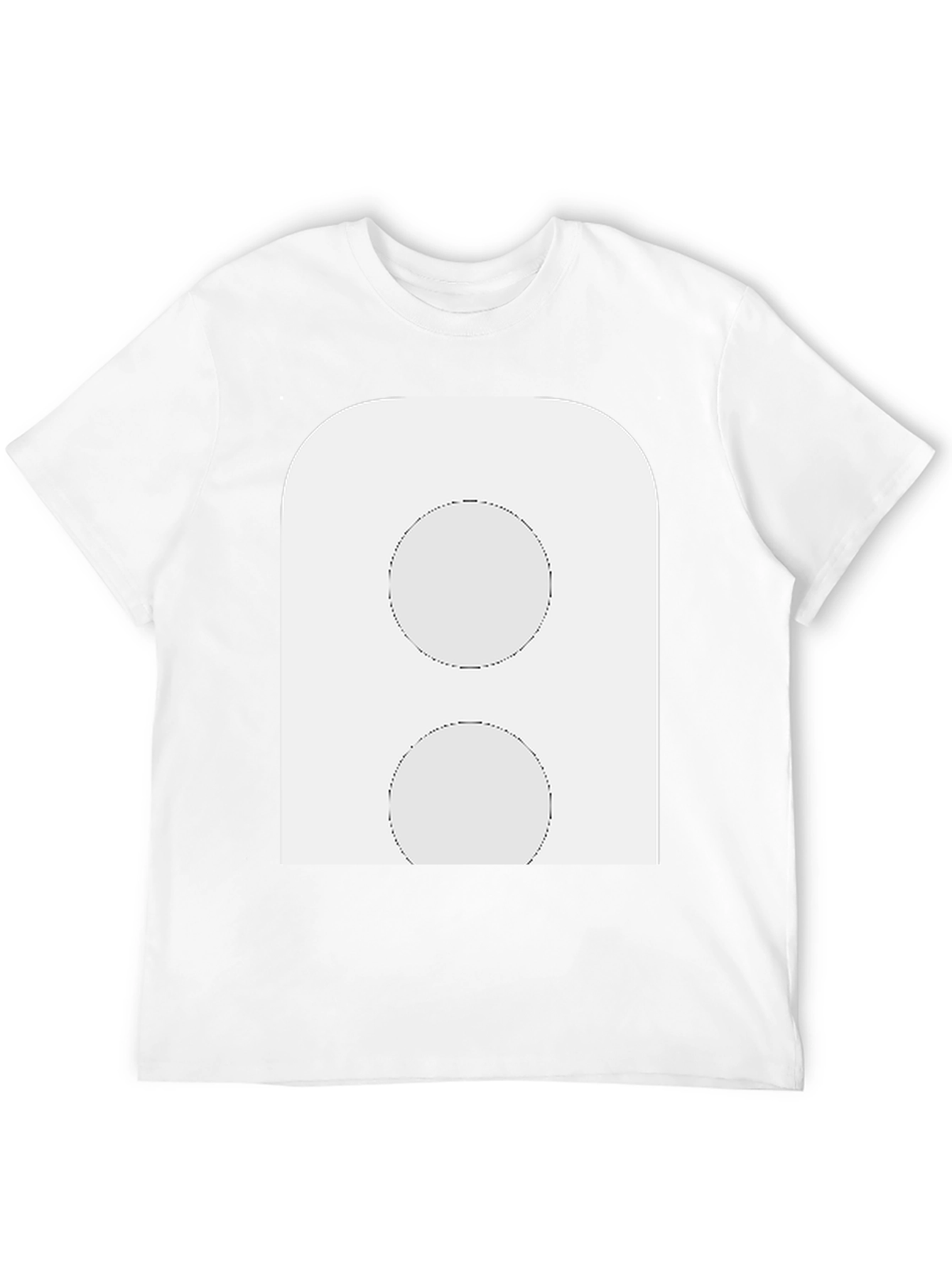 Abstract Graphic Print Black T-Shirt