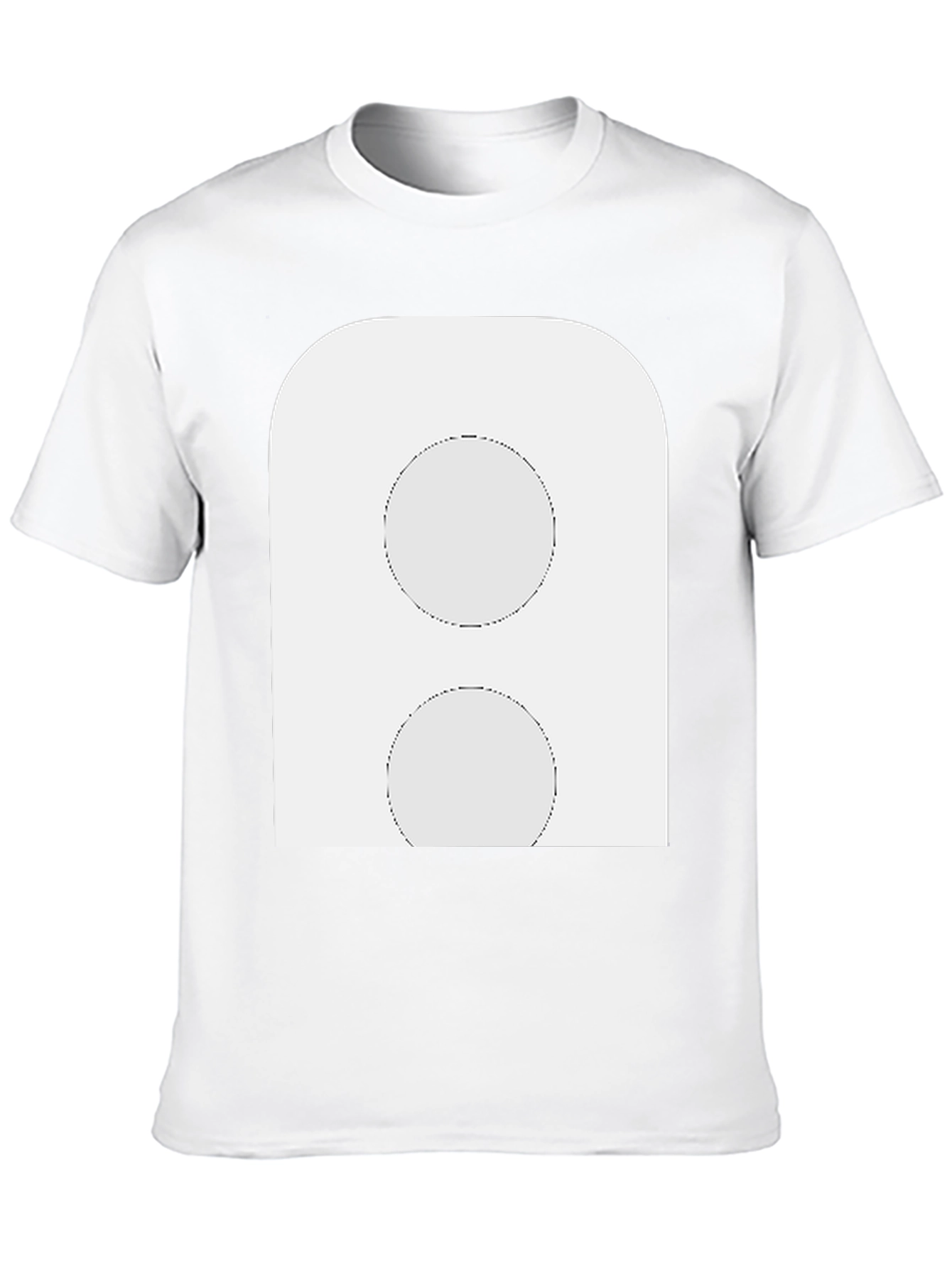 Abstract Graphic Print Black T-Shirt