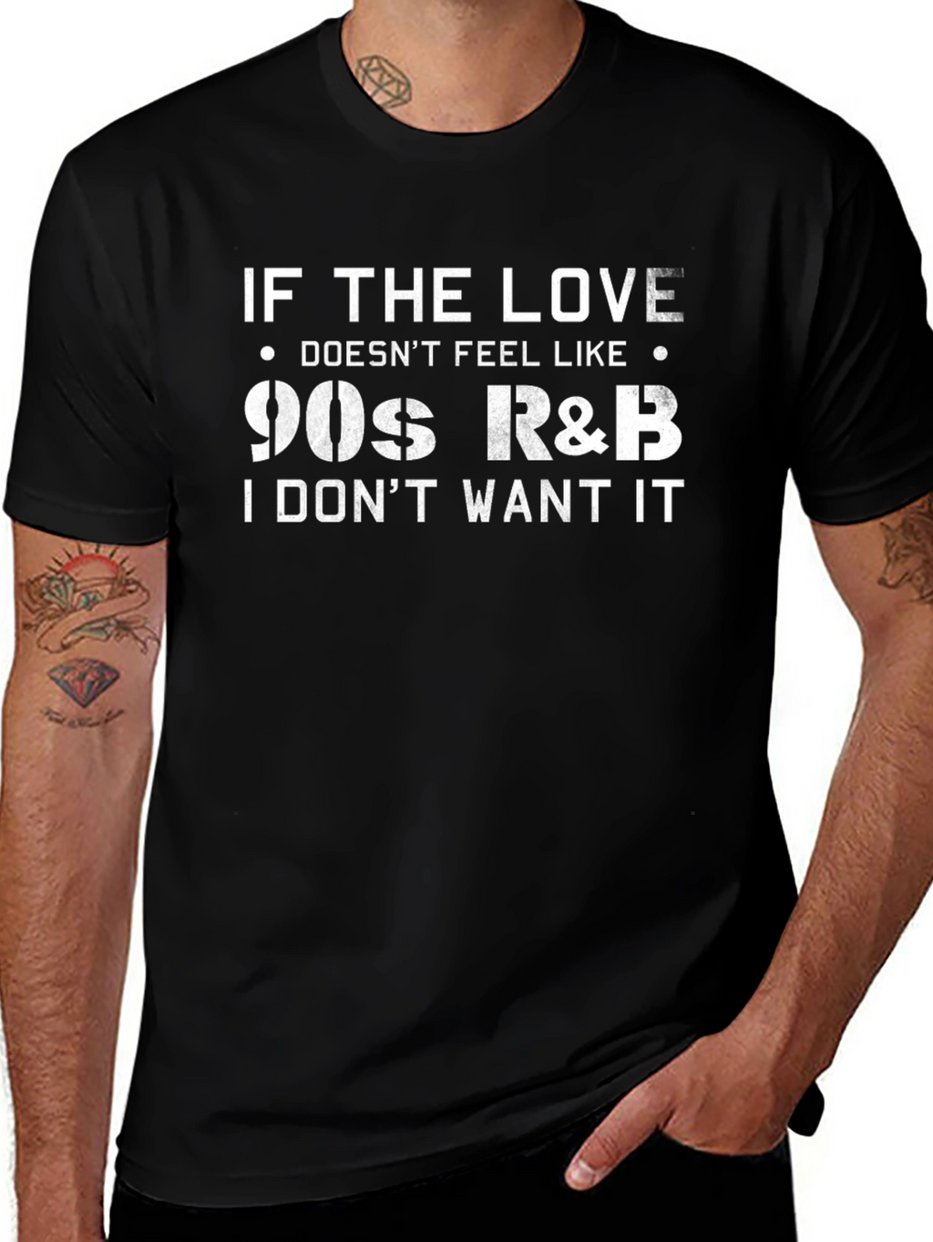 90s R&B Music Lover Graphic T-Shirt