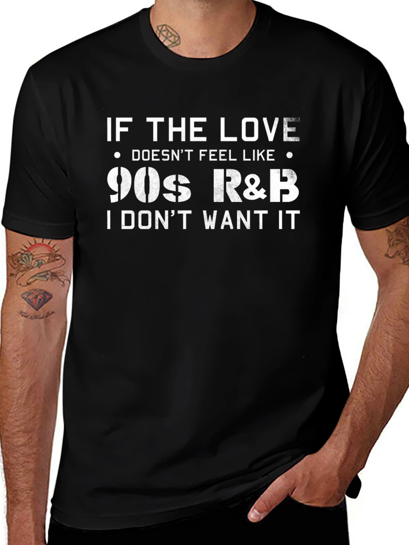90s R&B Music Lover Graphic T-Shirt