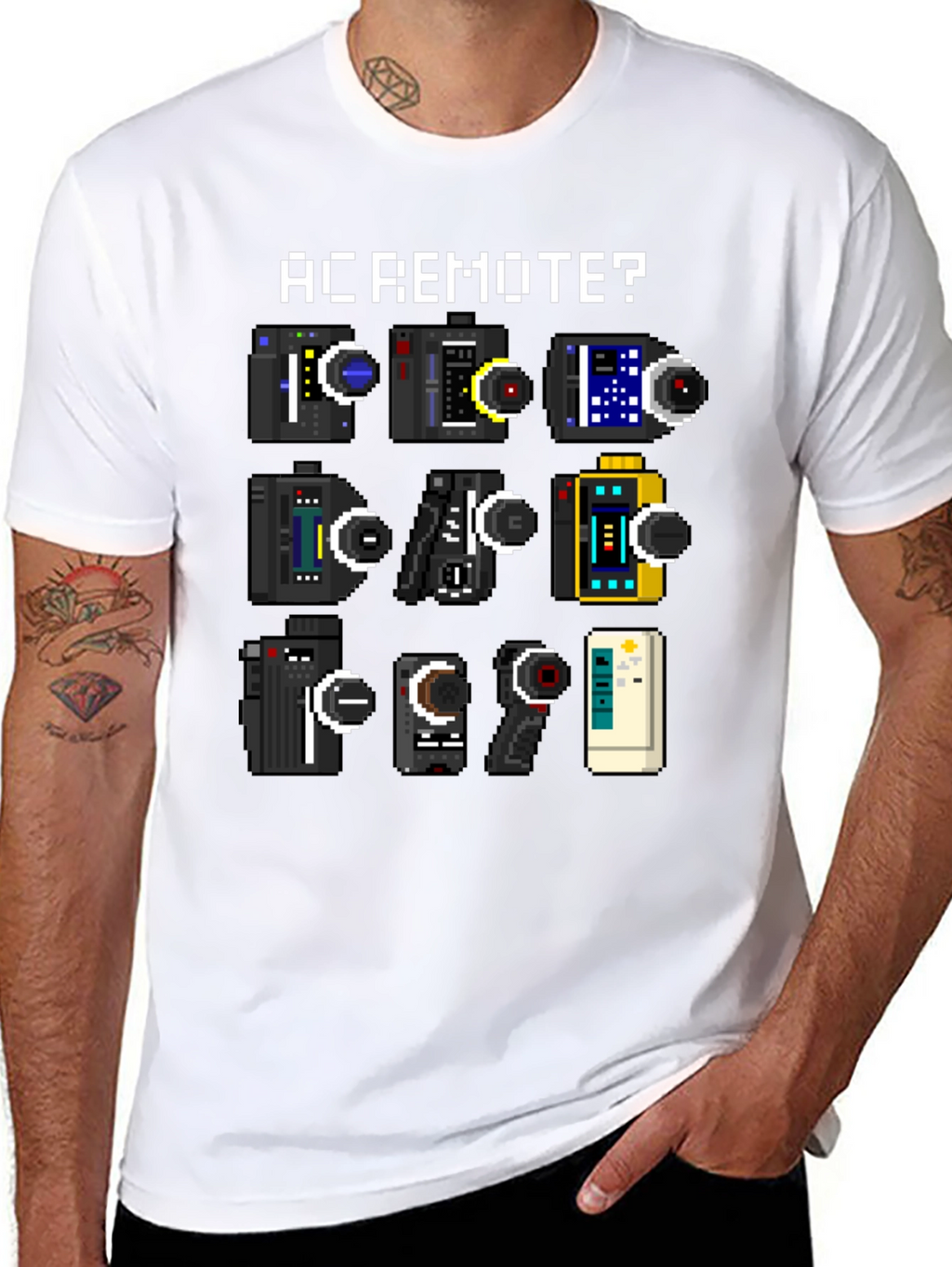 AC Remote? Retro Pixel Art T-Shirt