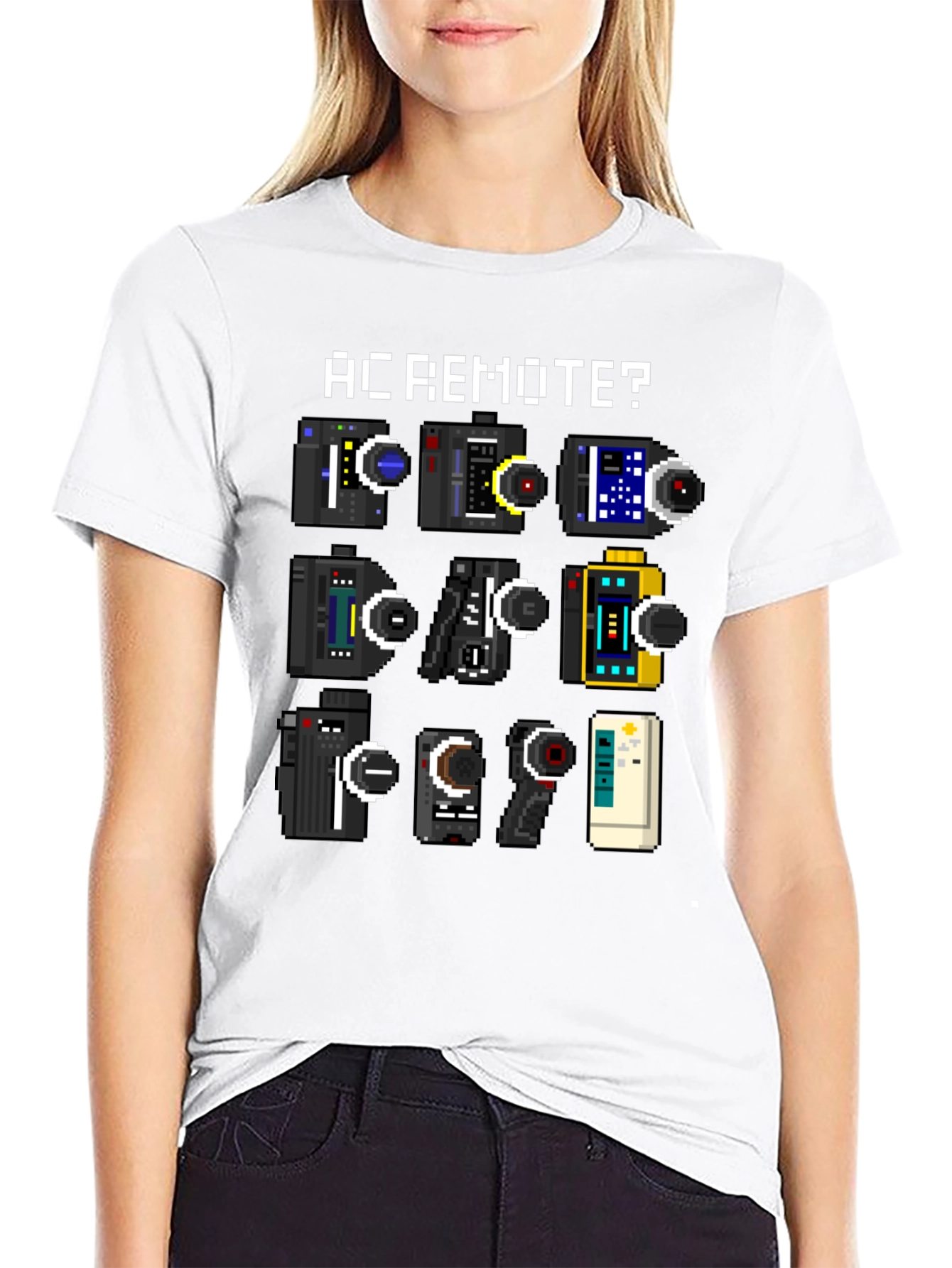 AC Remote? Retro Pixel Art T-Shirt