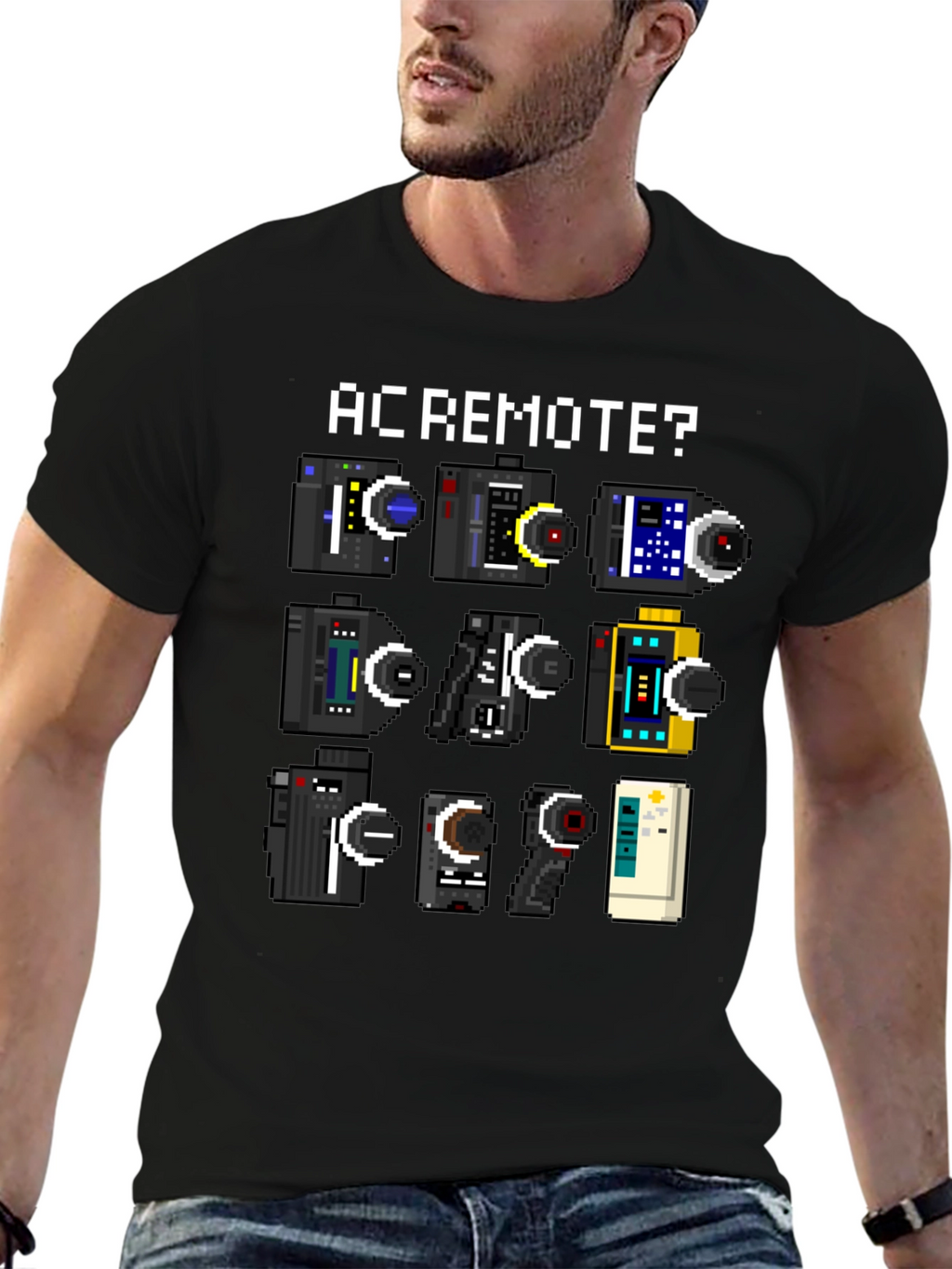 AC Remote? Retro Pixel Art T-Shirt