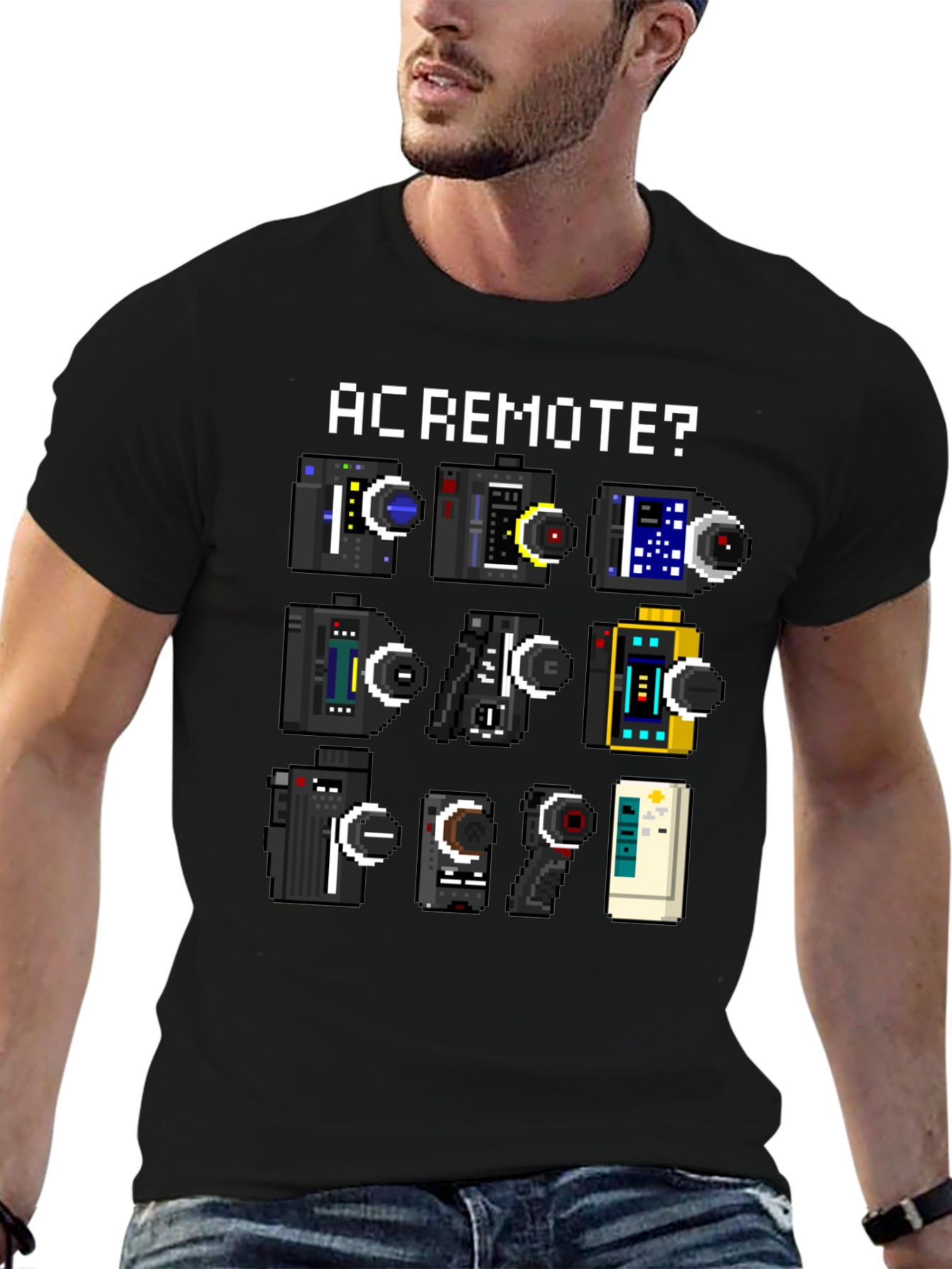 AC Remote? Retro Pixel Art T-Shirt
