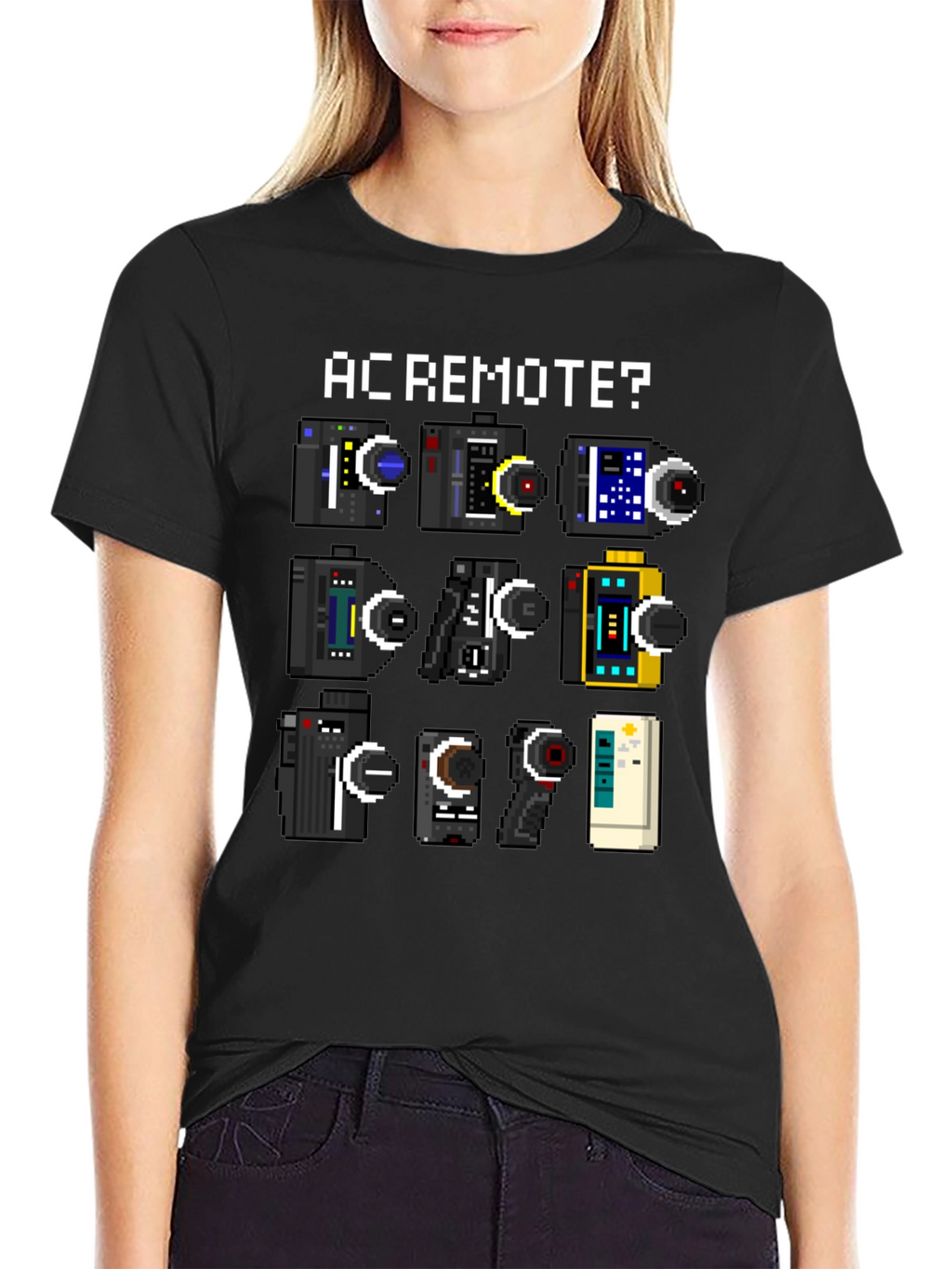AC Remote? Retro Pixel Art T-Shirt