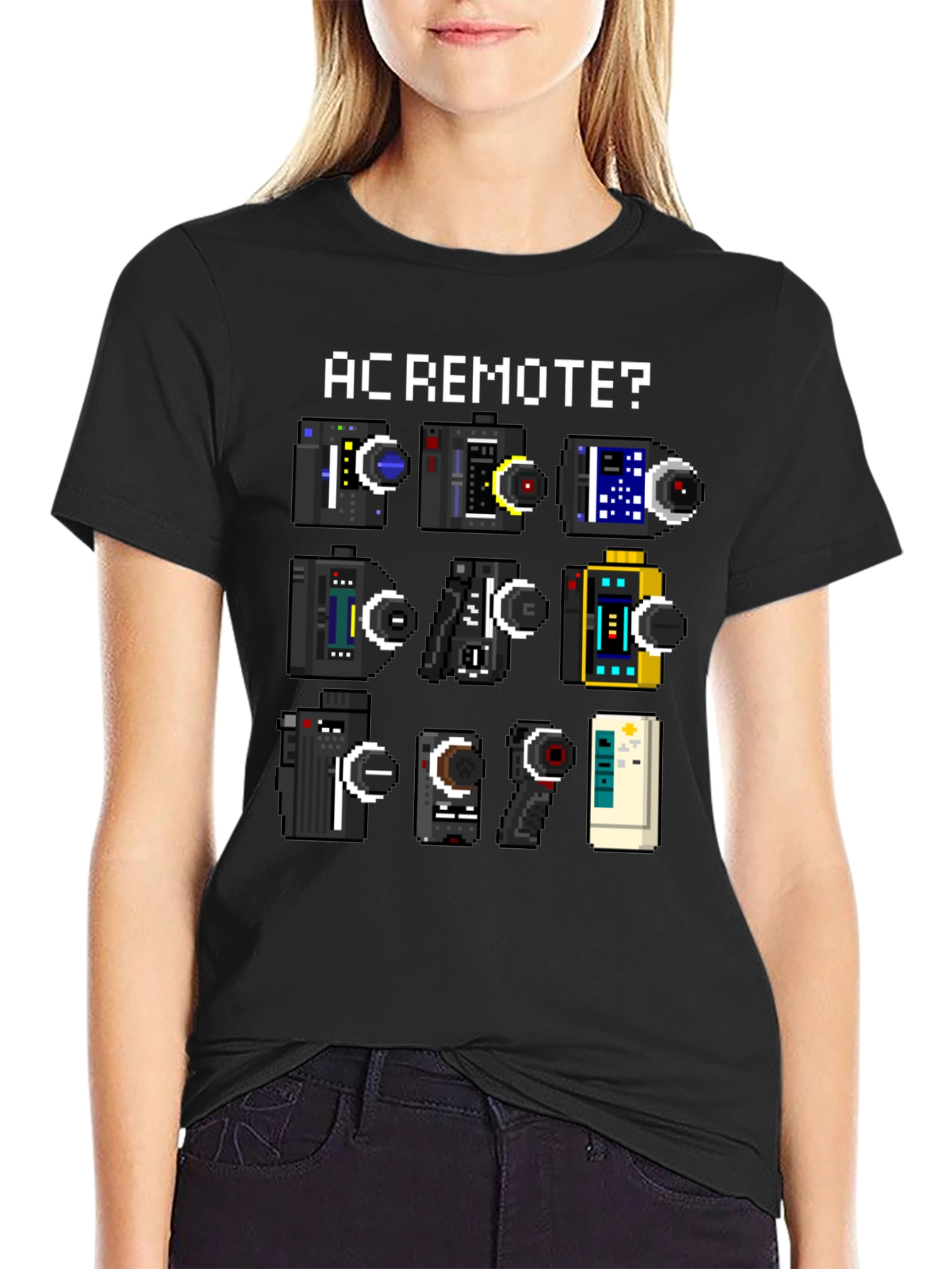 AC Remote? Retro Pixel Art T-Shirt