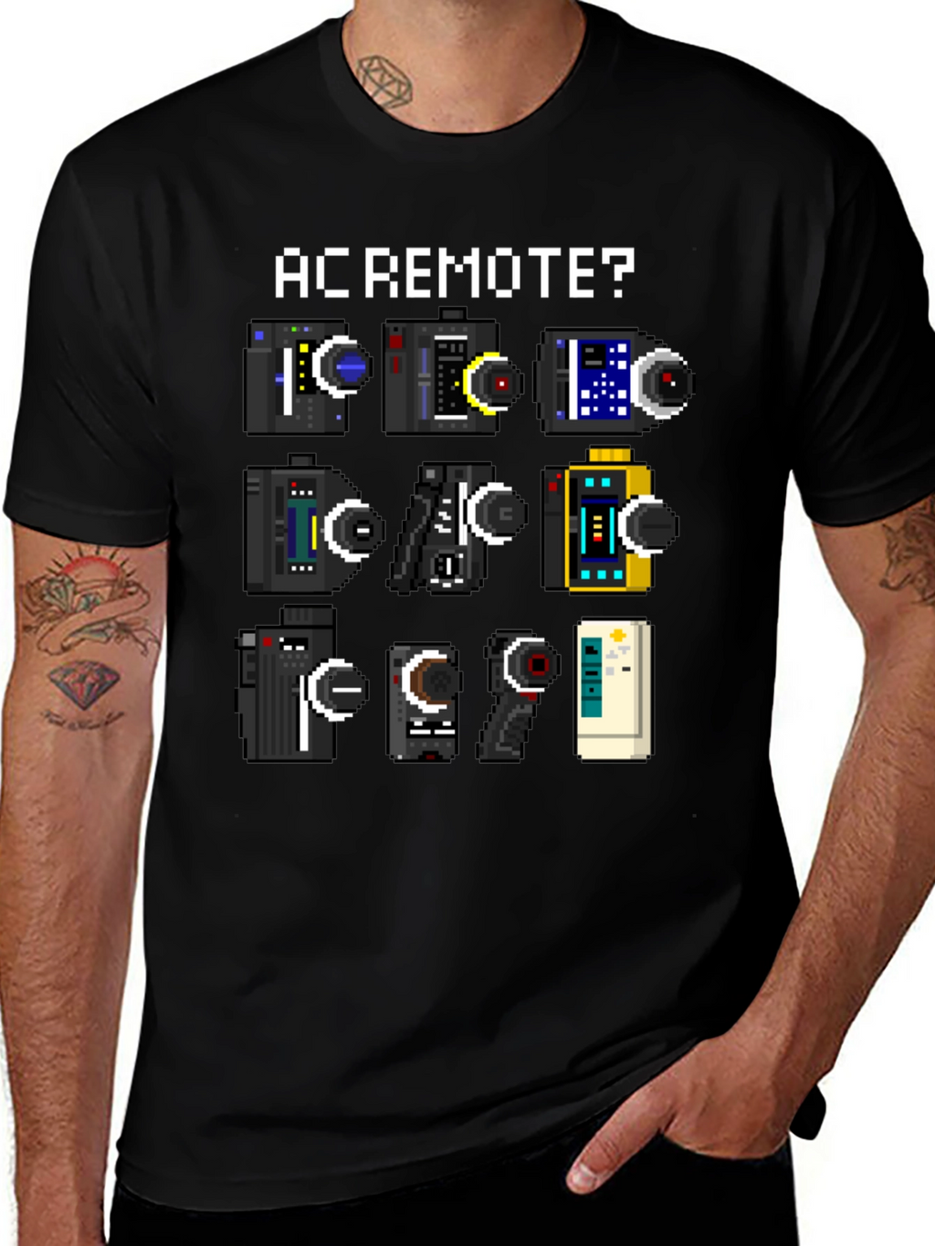 AC Remote? Retro Pixel Art T-Shirt