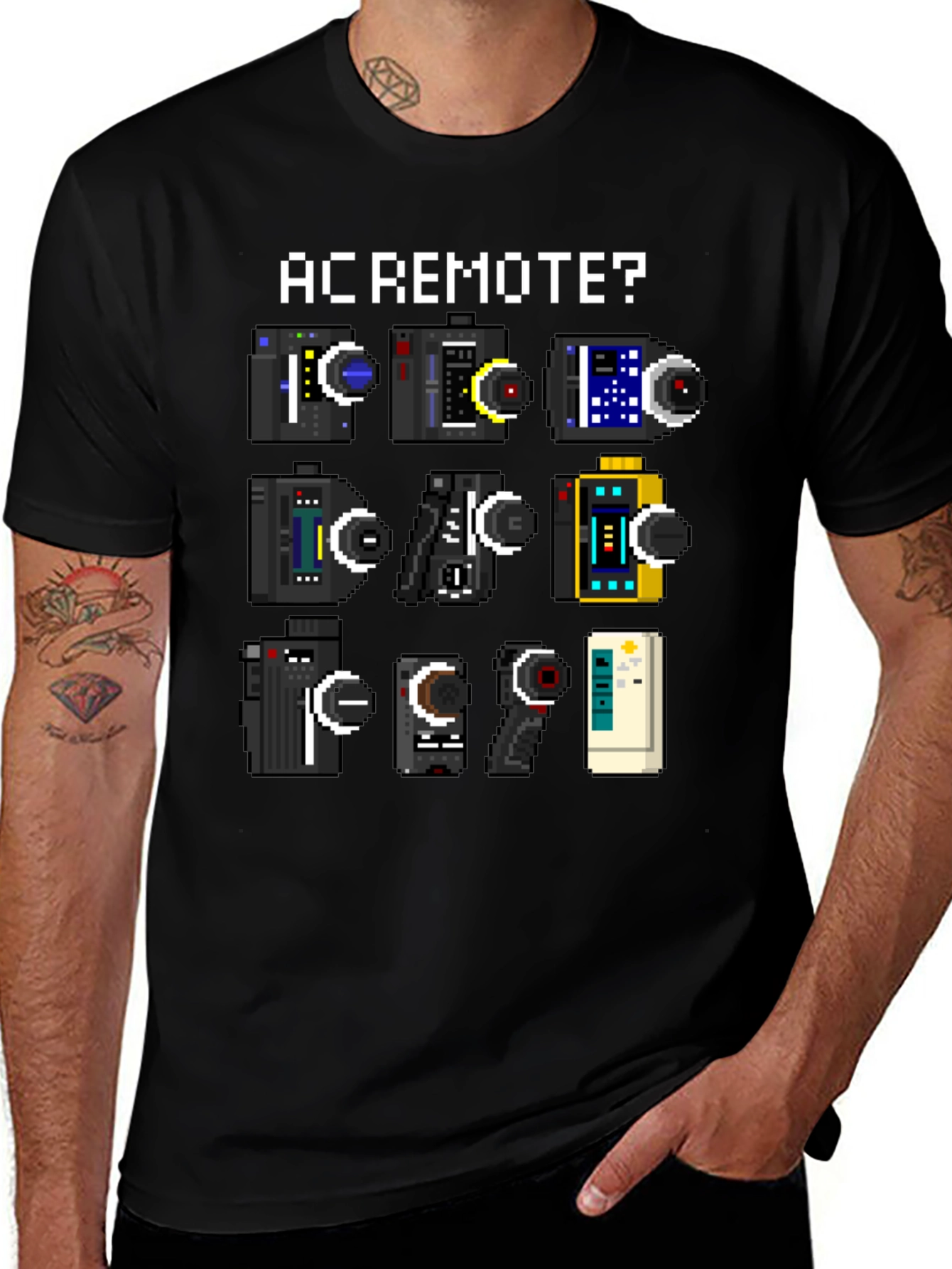 AC Remote? Retro Pixel Art T-Shirt