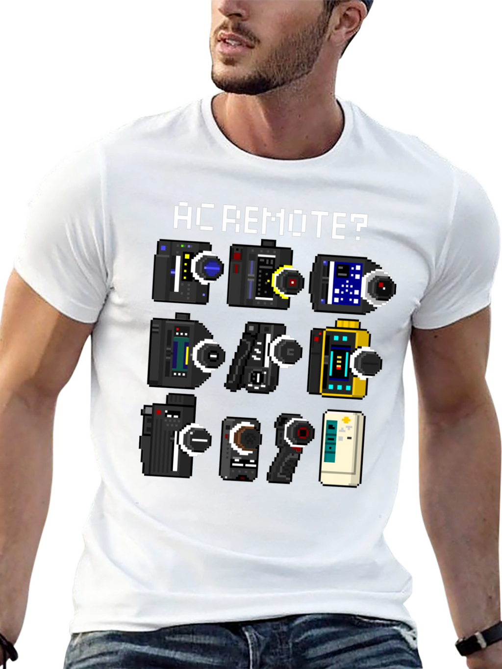 AC Remote? Retro Pixel Art T-Shirt