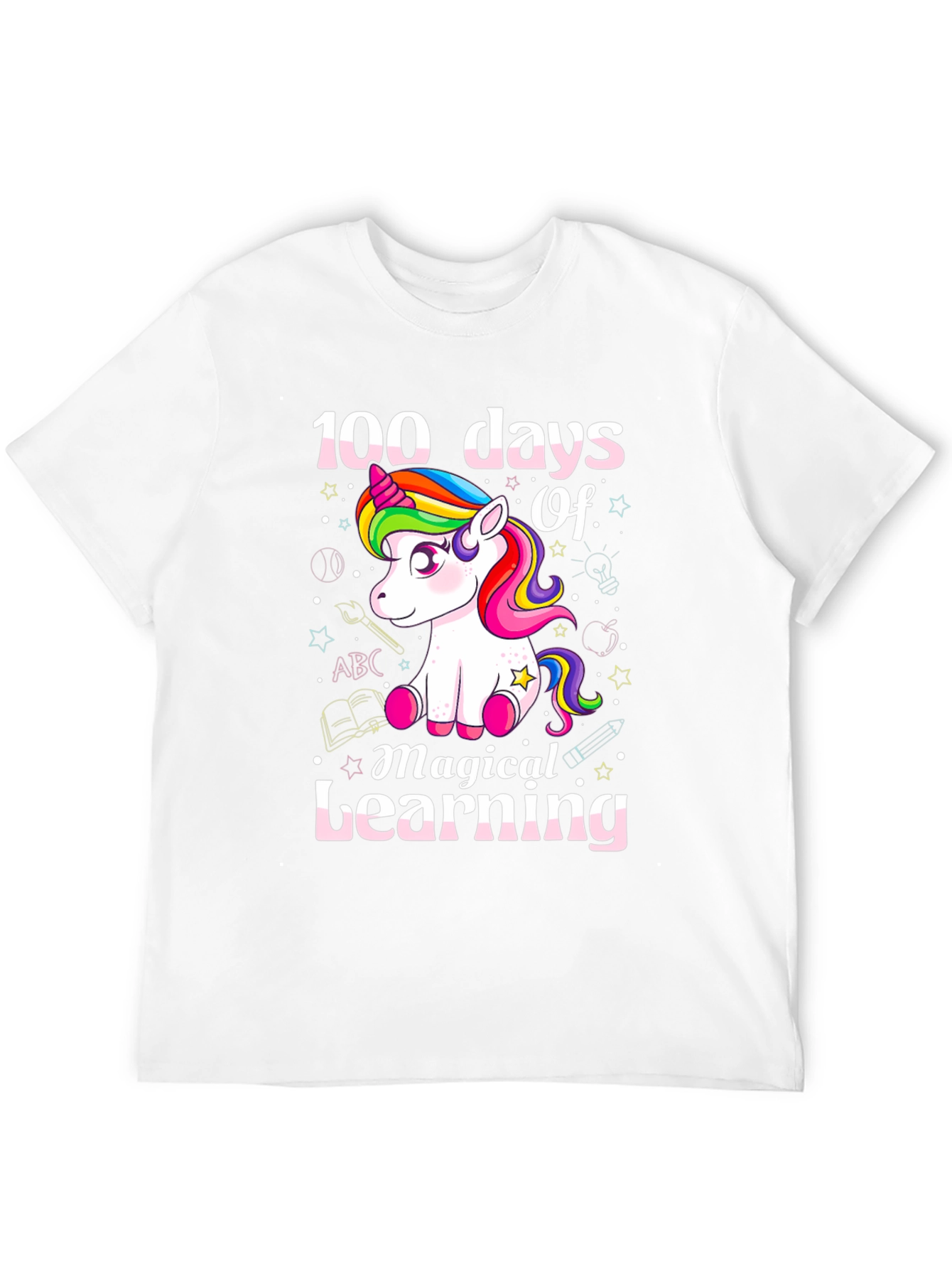 100 Days of Magical Learning Unicorn T-Shirt