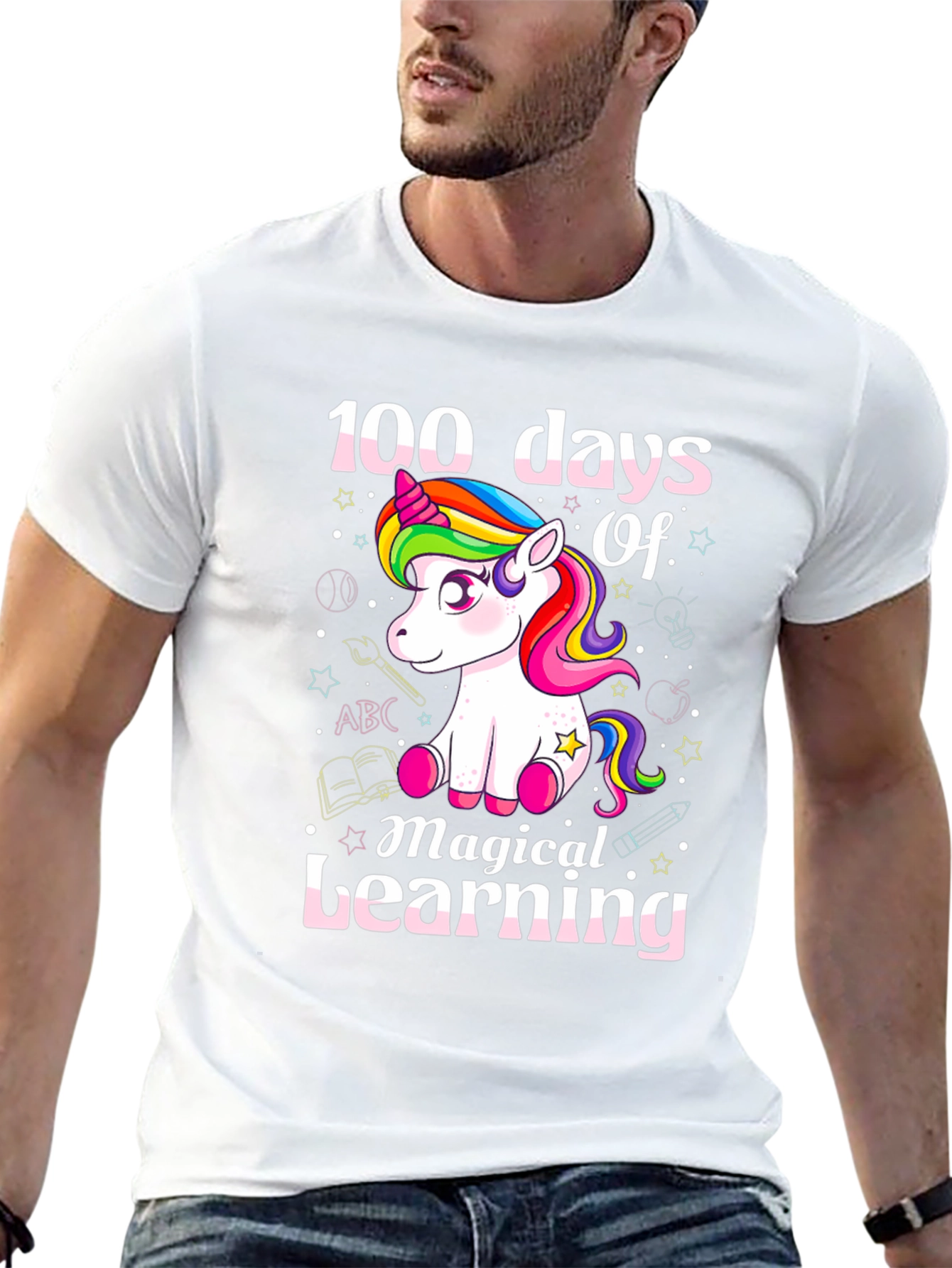 100 Days of Magical Learning Unicorn T-Shirt