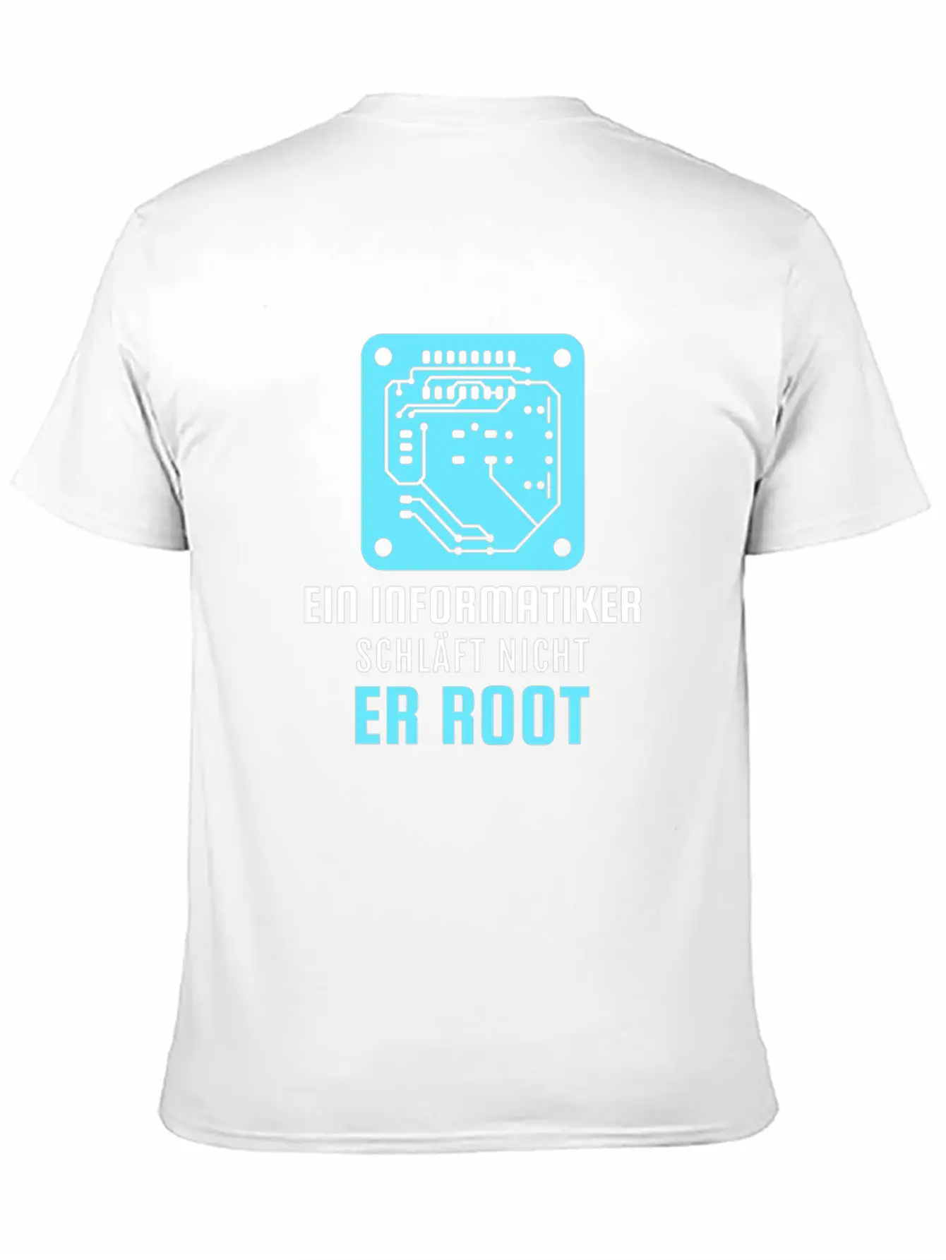 A Computer Scientist Doesn't Sleep He Root Informa Unisex Casual T-Shirt – Clean Design For Daily Comfort