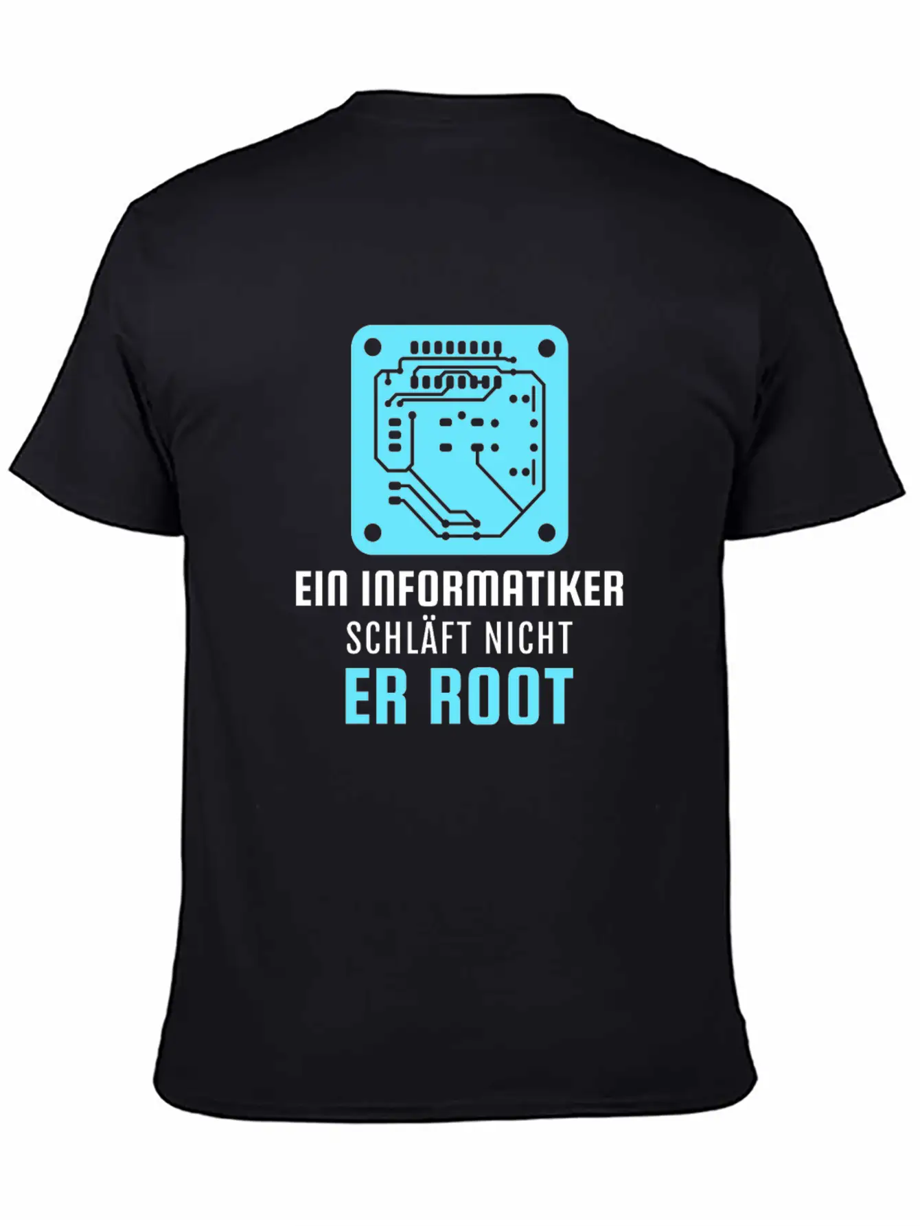 A Computer Scientist Doesn't Sleep He Root Informa Unisex Casual T-Shirt – Clean Design For Daily Comfort