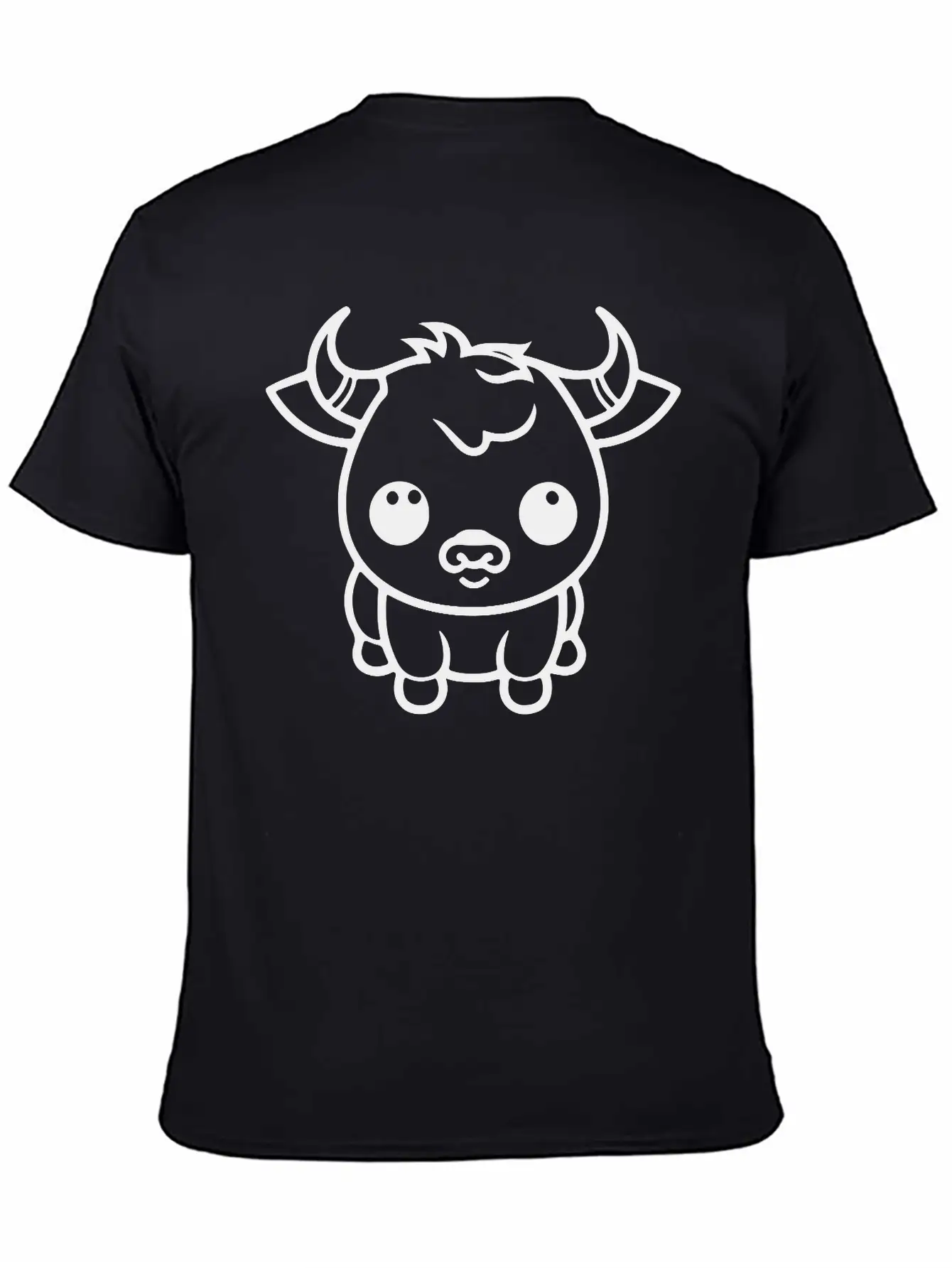 A Cute Ox Vector. Soft Cotton Short Sleeve Tee – Unisex Wardrobe Staple