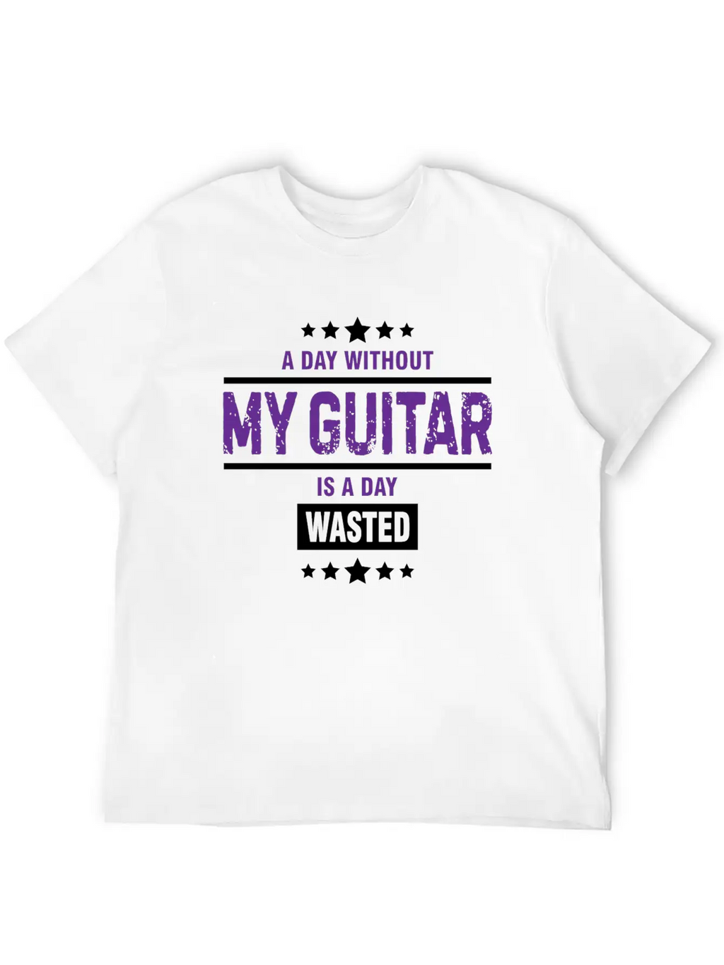 A Day Without My Guitar Is A Day Gift Breathable Graphic T-Shirt – Perfect For Casual Days