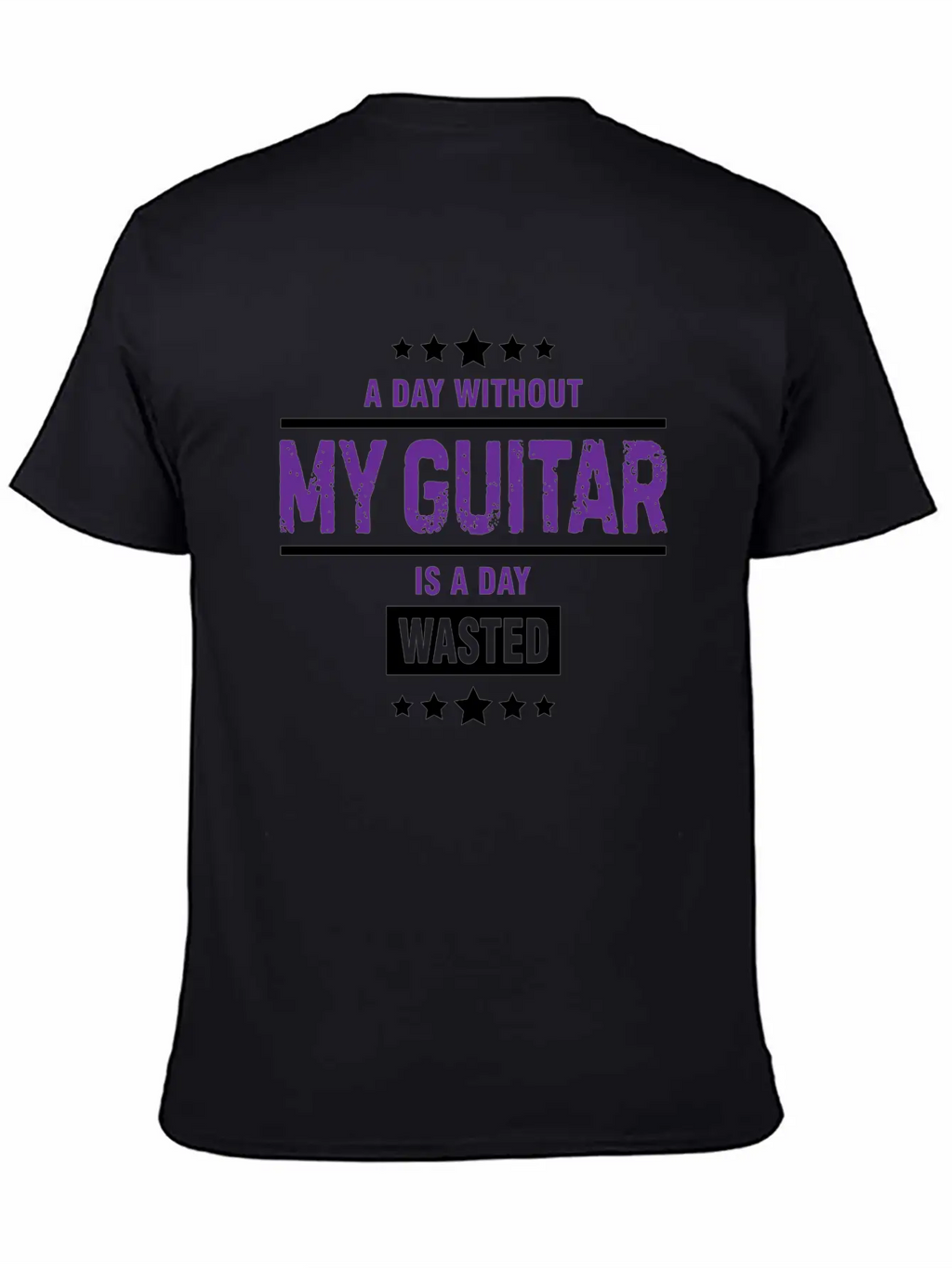 A Day Without My Guitar Is A Day Gift Breathable Graphic T-Shirt – Perfect For Casual Days