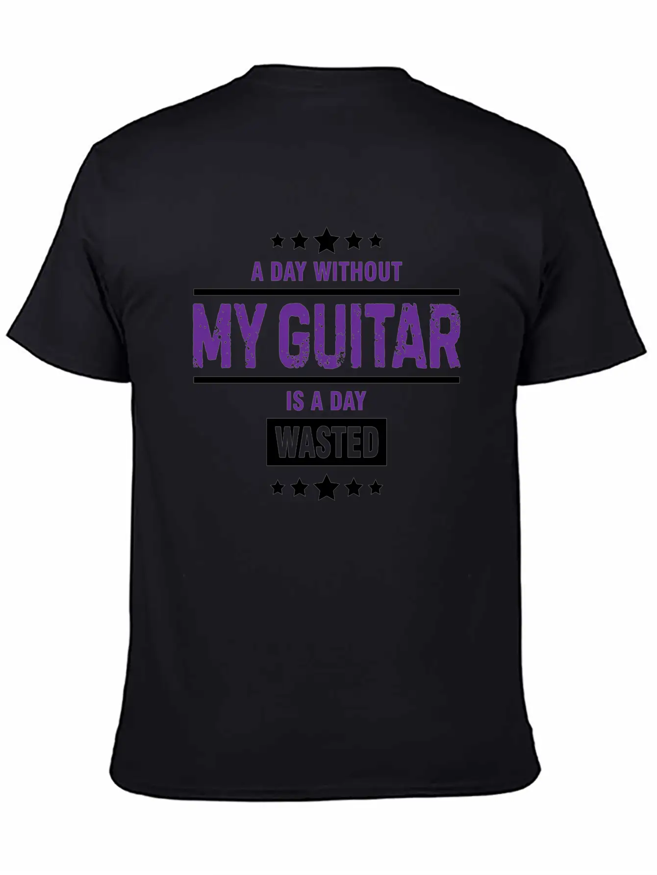 A Day Without My Guitar Is A Day Gift Breathable Graphic T-Shirt – Perfect For Casual Days