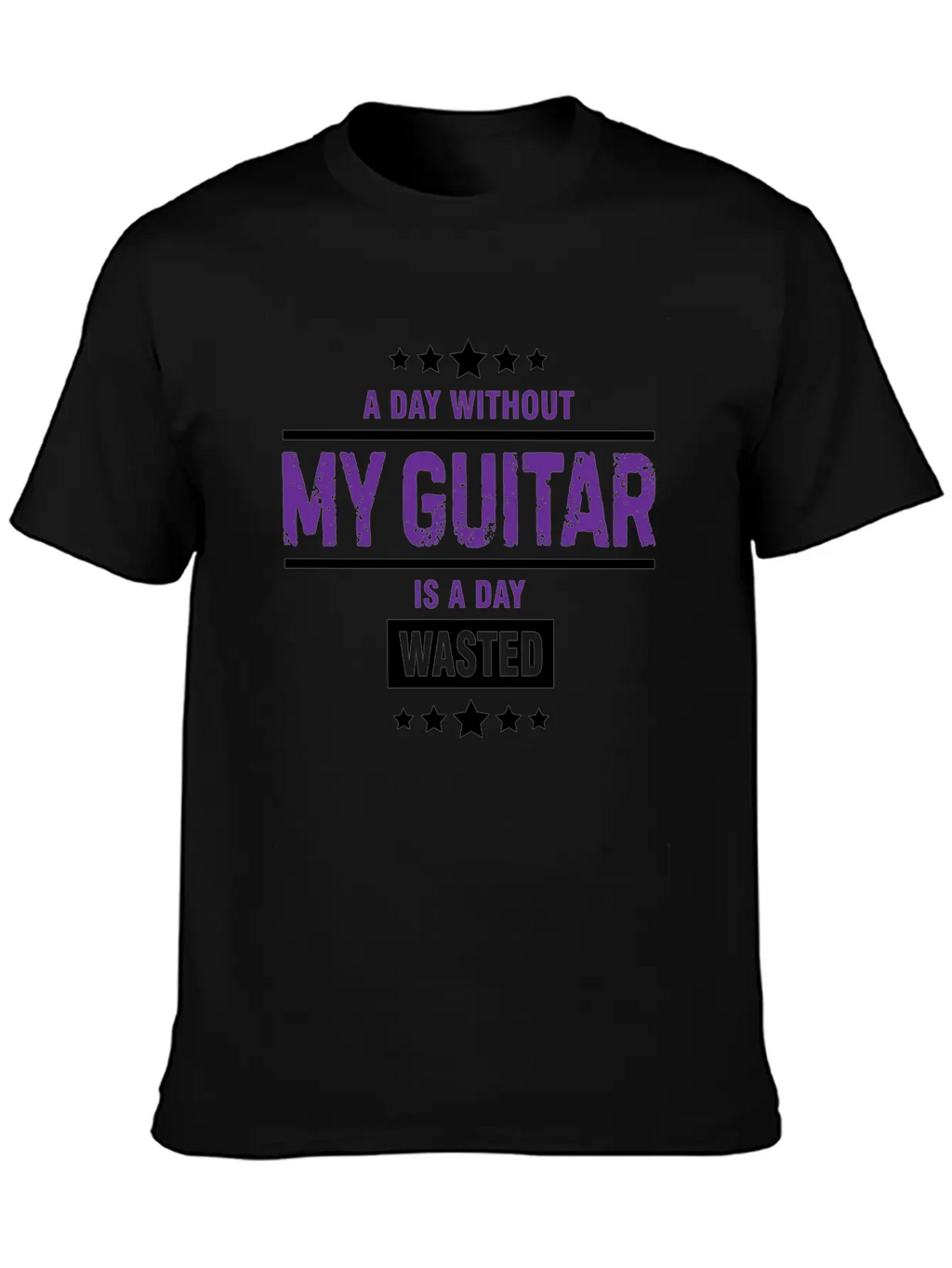A Day Without My Guitar Is A Day Gift Breathable Graphic T-Shirt – Perfect For Casual Days