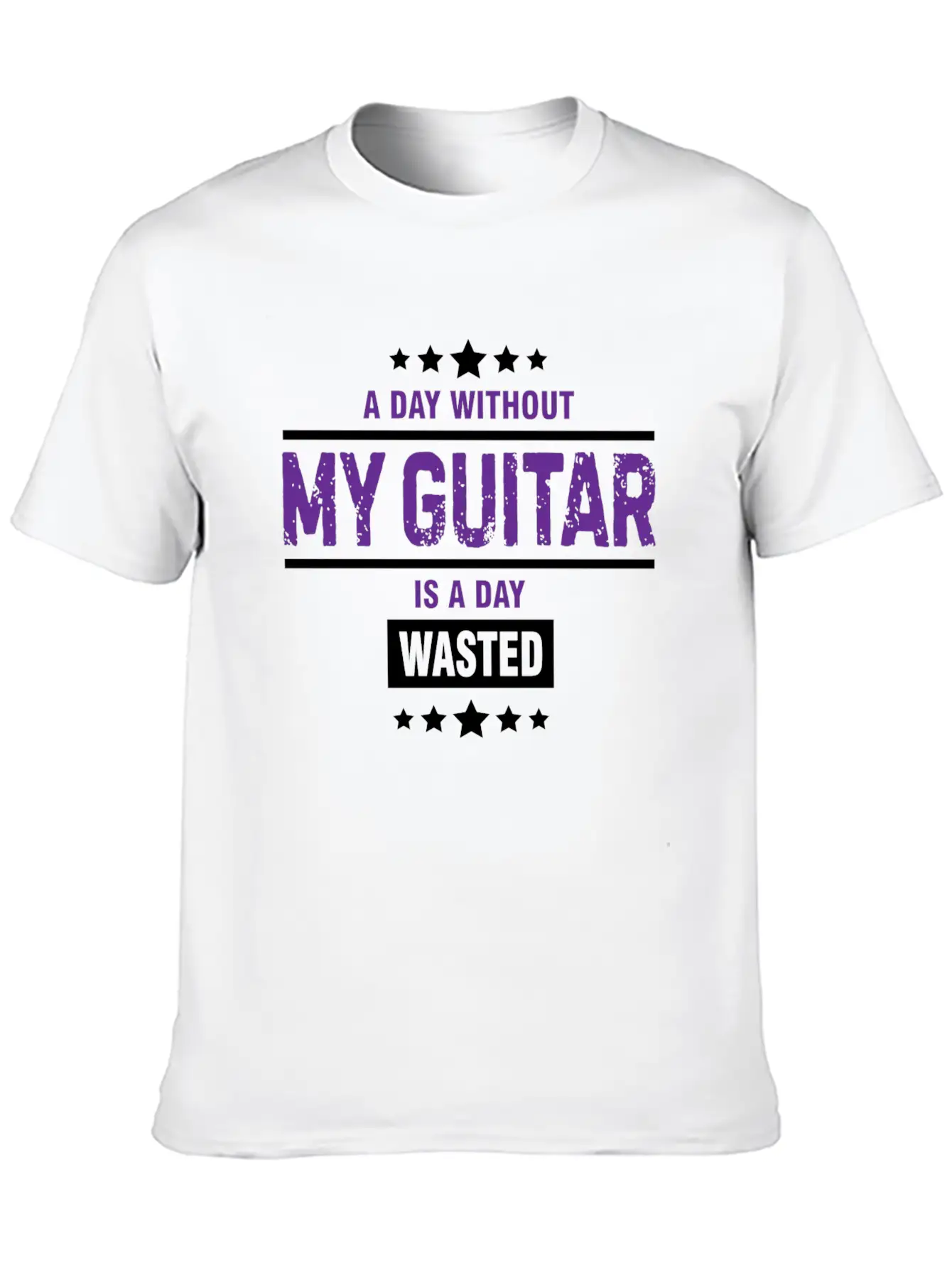 A Day Without My Guitar Is A Day Gift Breathable Graphic T-Shirt – Perfect For Casual Days