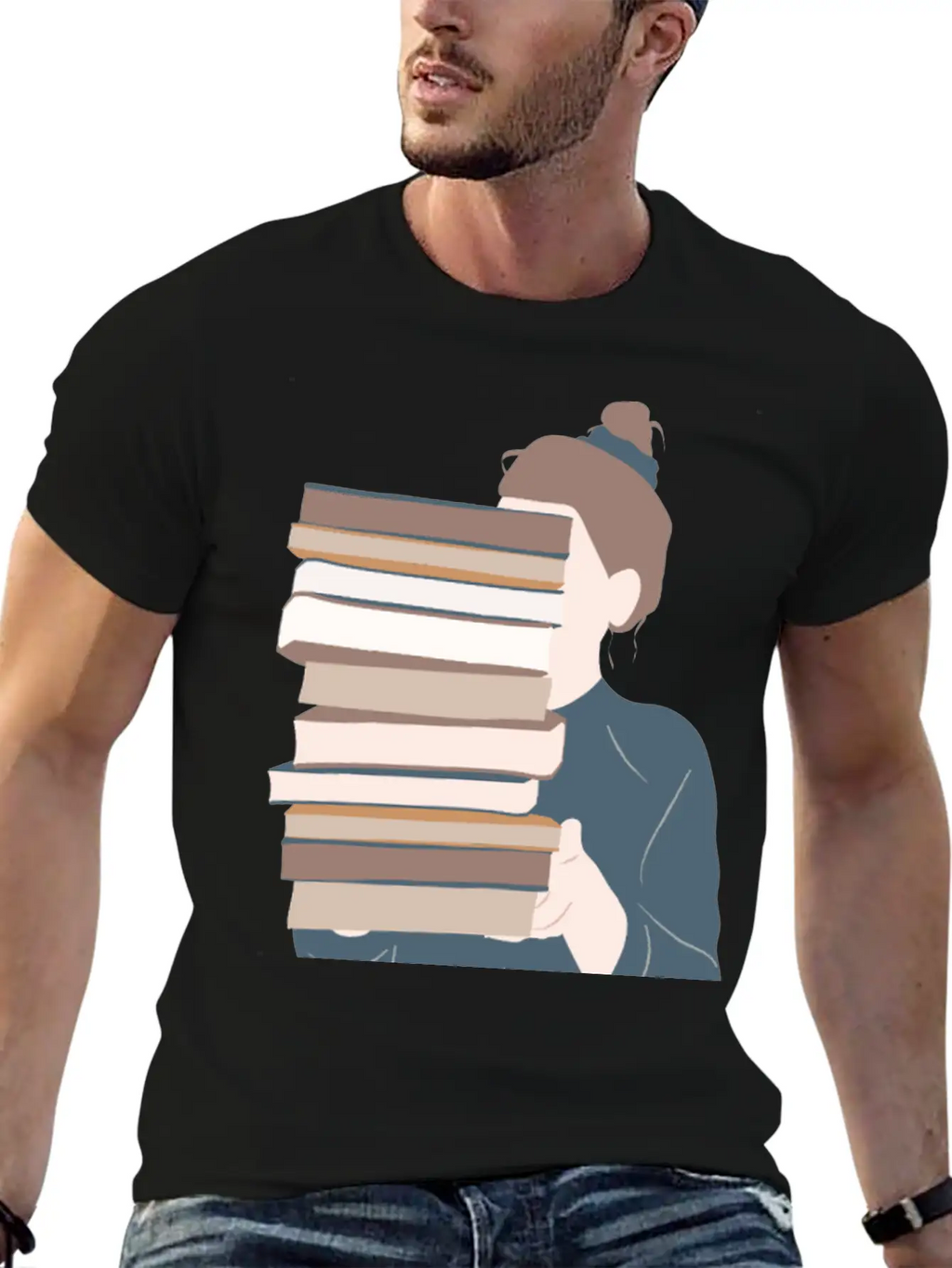 A Girl Reading Essential Unisex Summer Tee – Soft Cotton Casual Fit