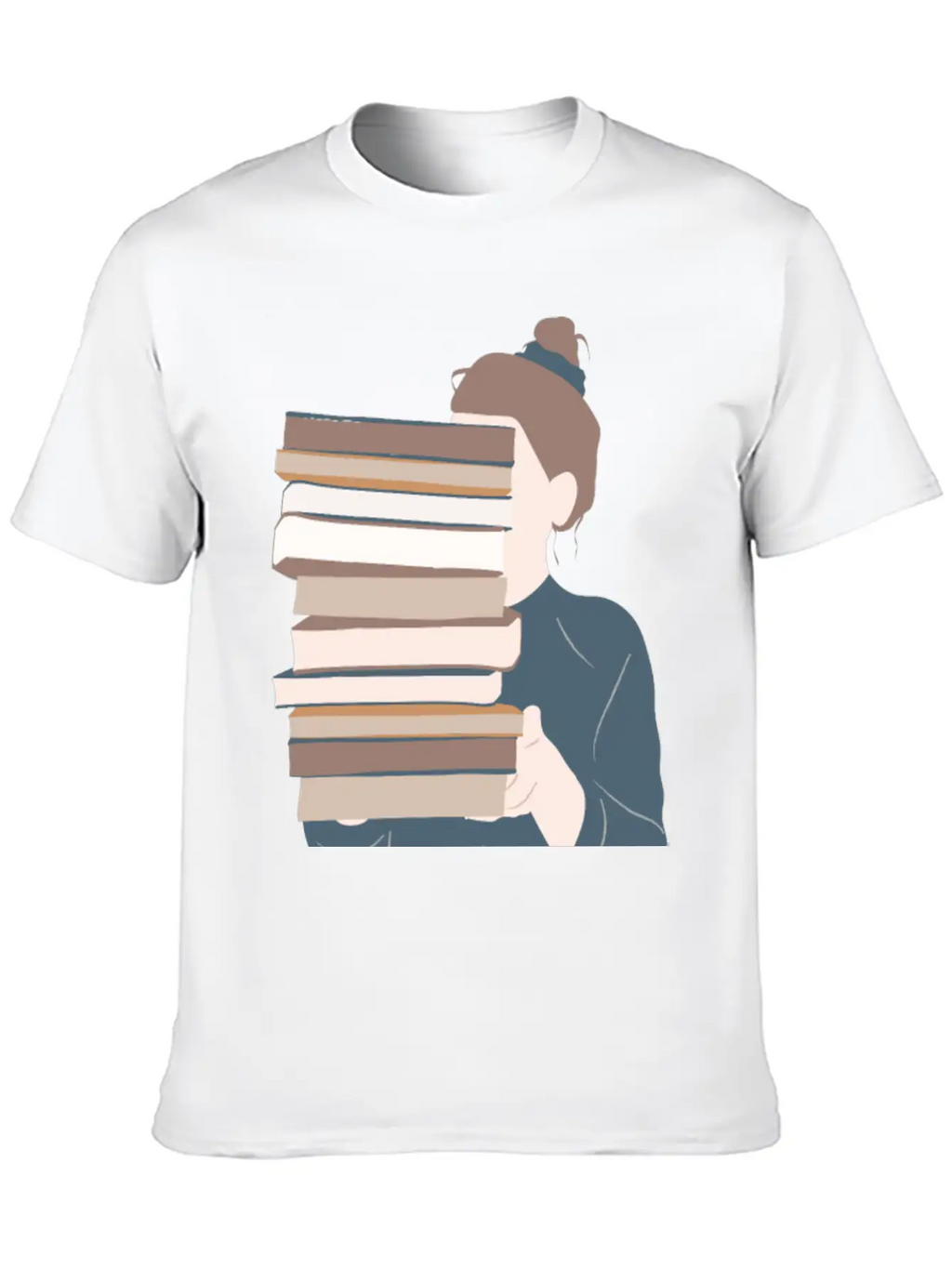 A Girl Reading Essential Unisex Summer Tee – Soft Cotton Casual Fit