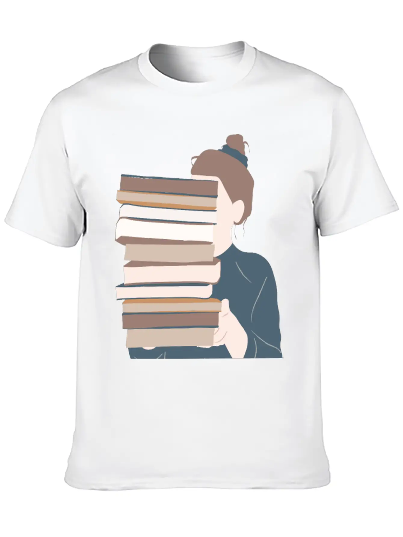 A Girl Reading Essential Unisex Summer Tee – Soft Cotton Casual Fit