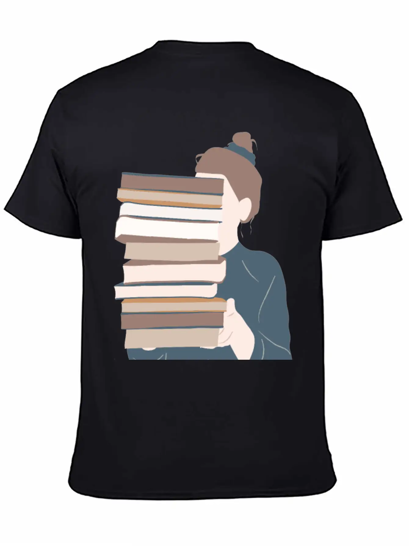 A Girl Reading Essential Unisex Summer Tee – Soft Cotton Casual Fit