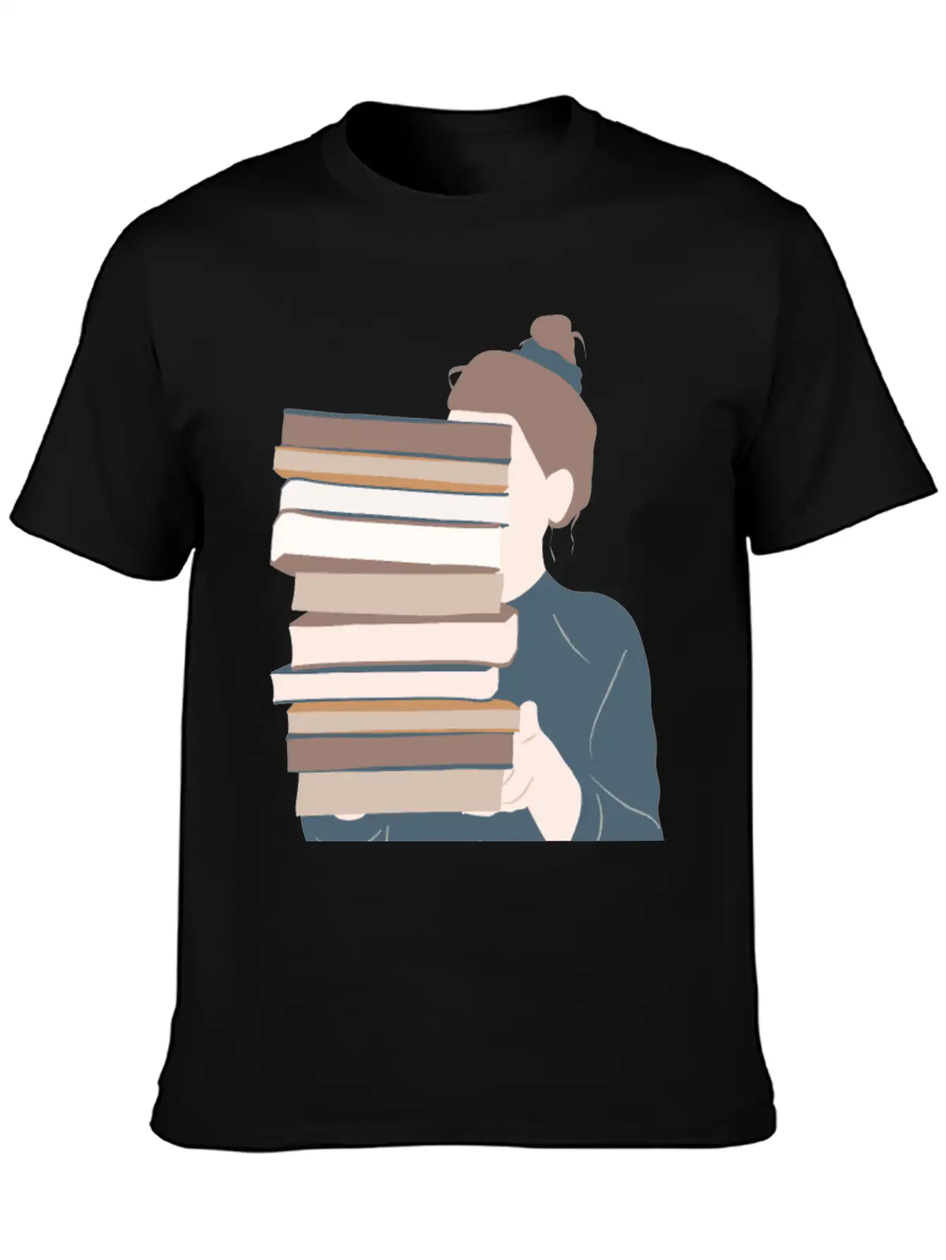 A Girl Reading Essential Unisex Summer Tee – Soft Cotton Casual Fit