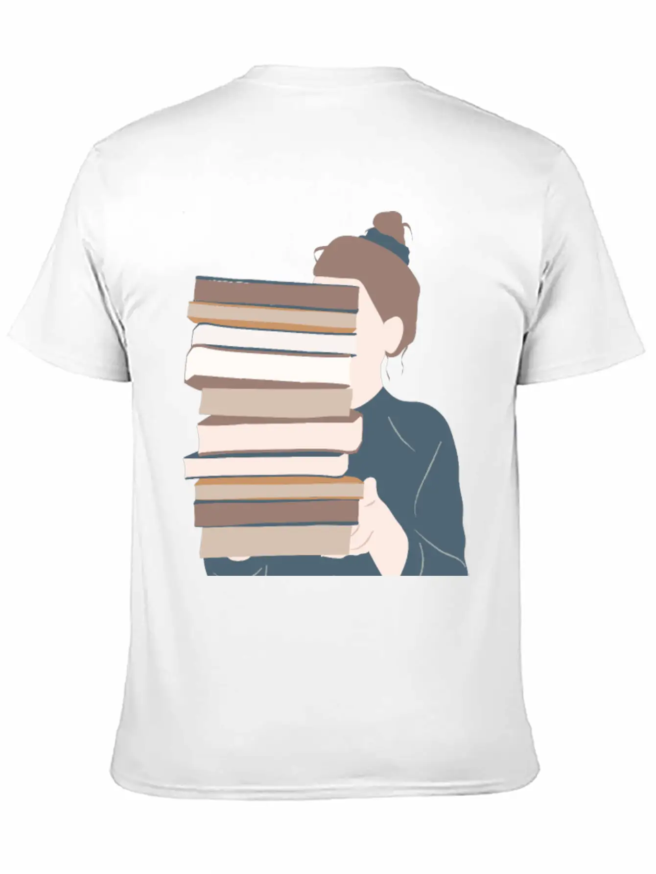 A Girl Reading Essential Unisex Summer Tee – Soft Cotton Casual Fit