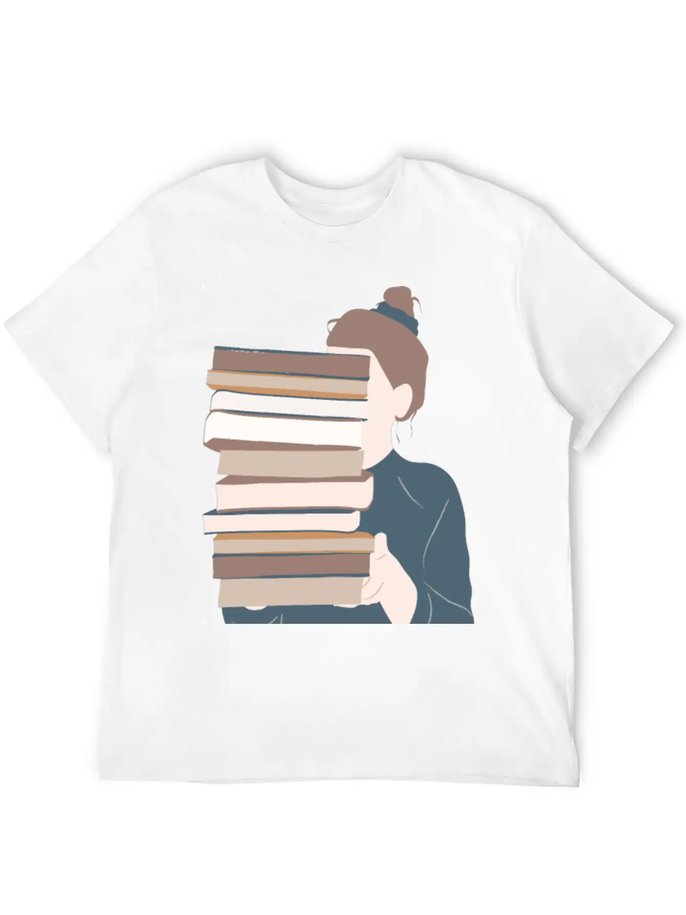 A Girl Reading Essential Unisex Summer Tee – Soft Cotton Casual Fit
