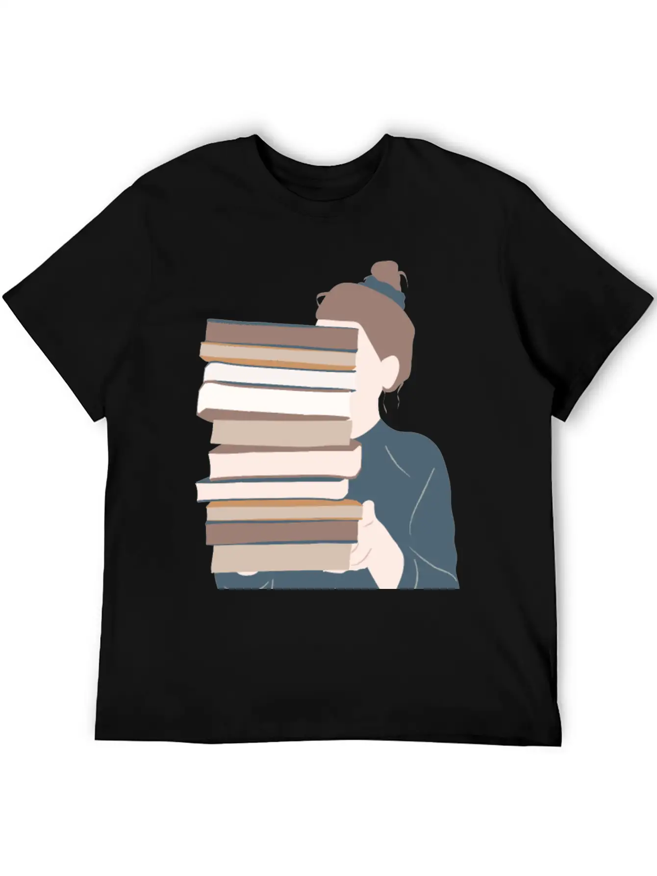 A Girl Reading Essential Unisex Summer Tee – Soft Cotton Casual Fit