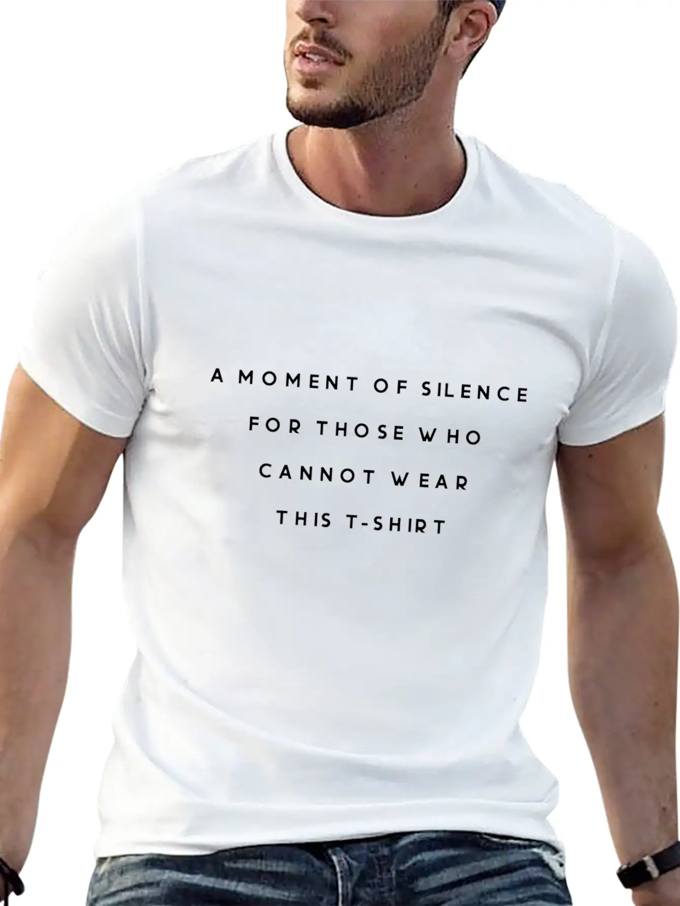 A Moment Of Silence For Those Who Cannot Wear Classic Fit Graphic Tee For Daily Comfort – Unisex Cotton Shirt