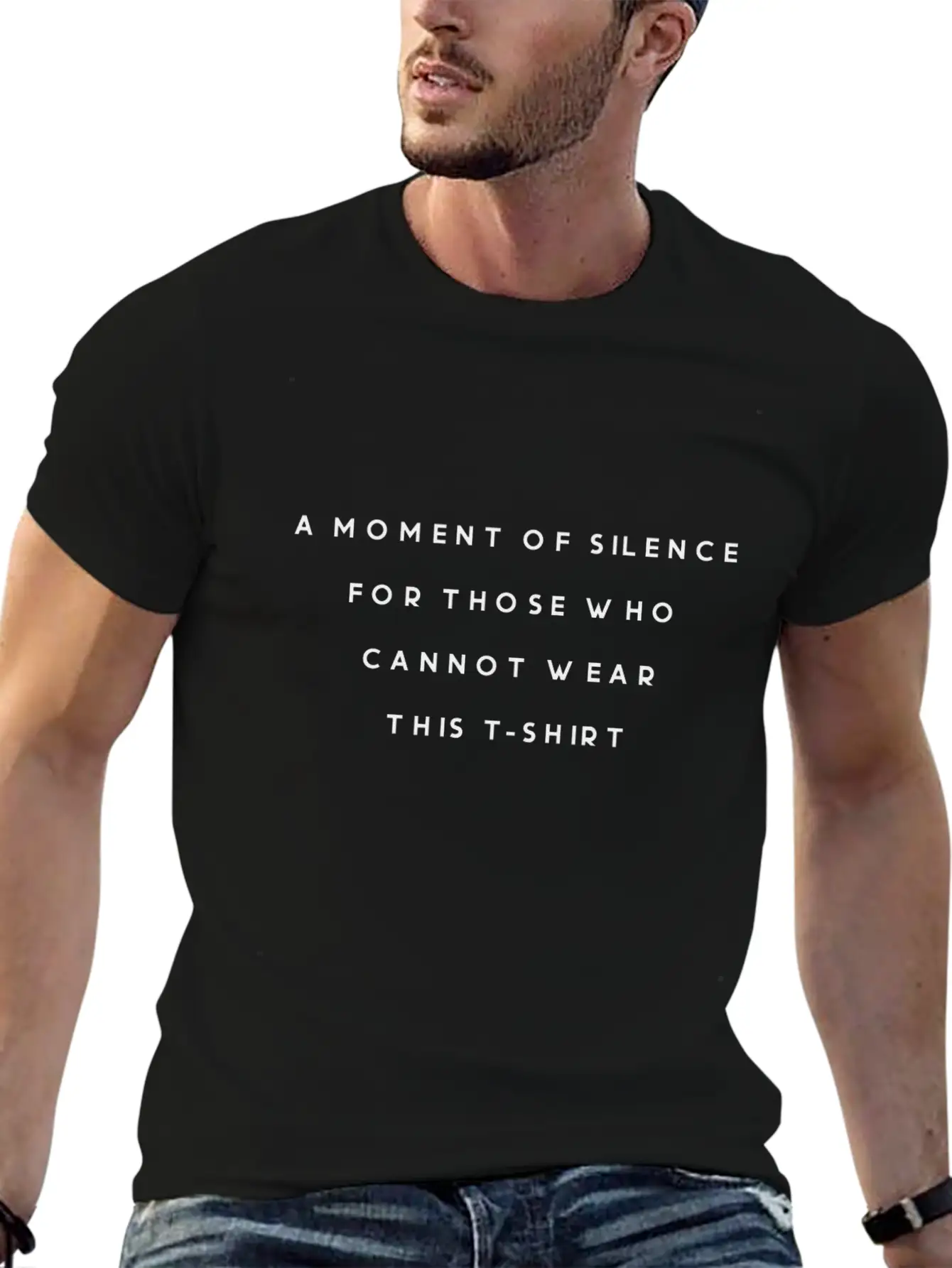A Moment Of Silence For Those Who Cannot Wear Classic Fit Graphic Tee For Daily Comfort – Unisex Cotton Shirt