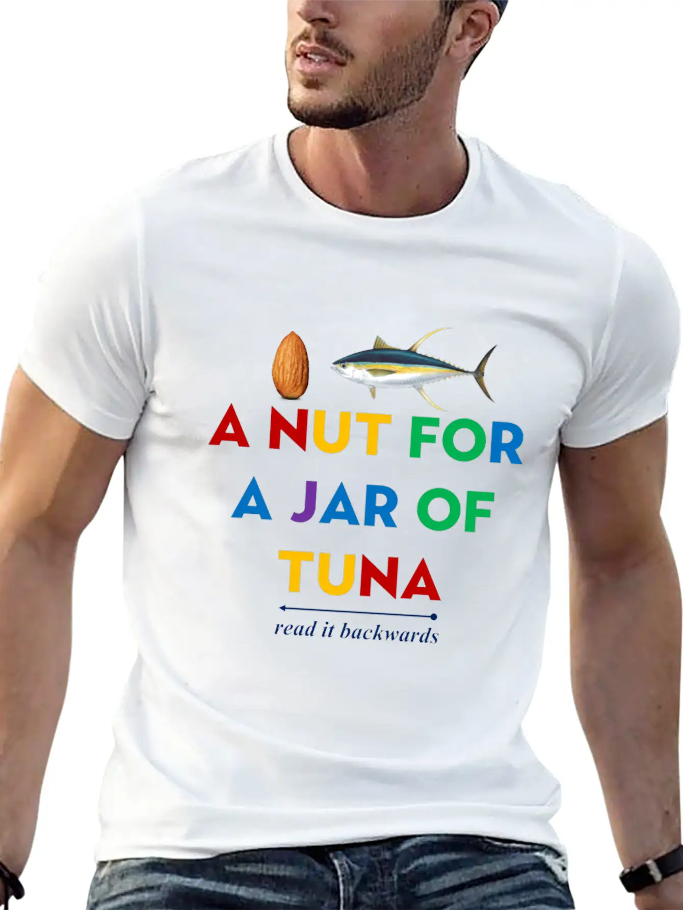 A Nut For A Jar Of Tuna Meme Funny Clothing Classic Fit Graphic Tee For Daily Comfort – Unisex Cotton Shirt