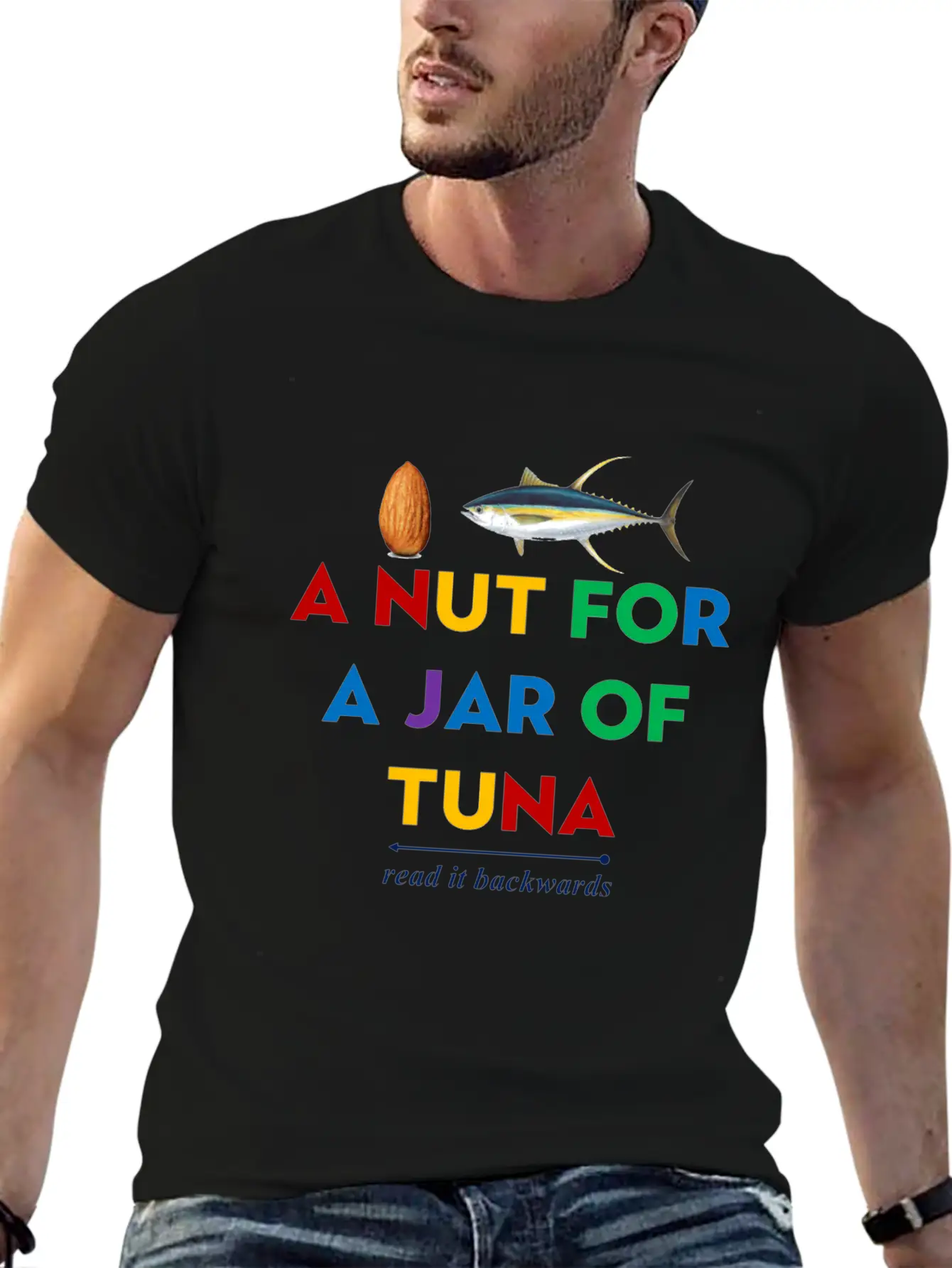A Nut For A Jar Of Tuna Meme Funny Clothing Classic Fit Graphic Tee For Daily Comfort – Unisex Cotton Shirt