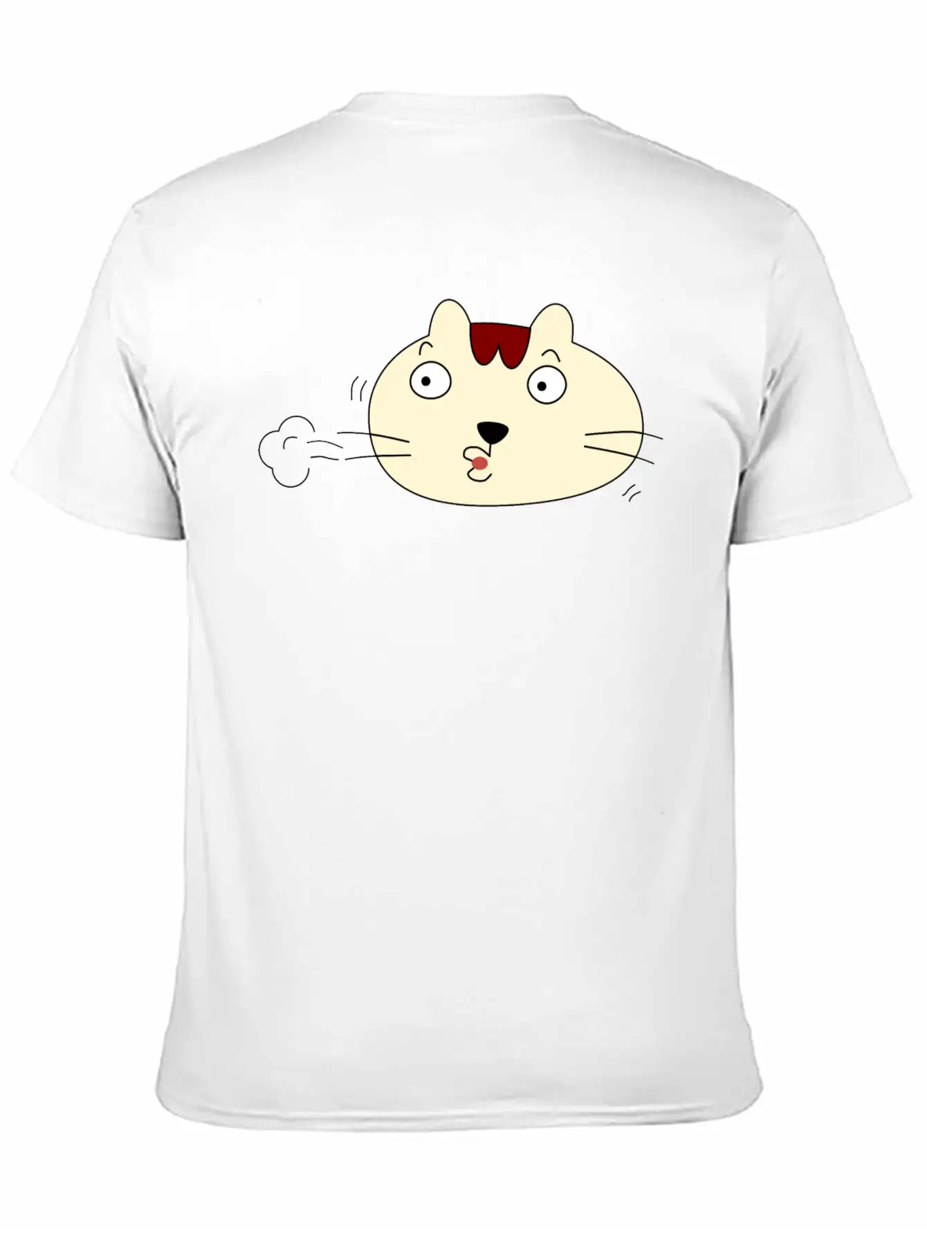 A Relieved Cat Unisex Short Sleeve Soft Cotton T-Shirt – Casual Everyday Wear